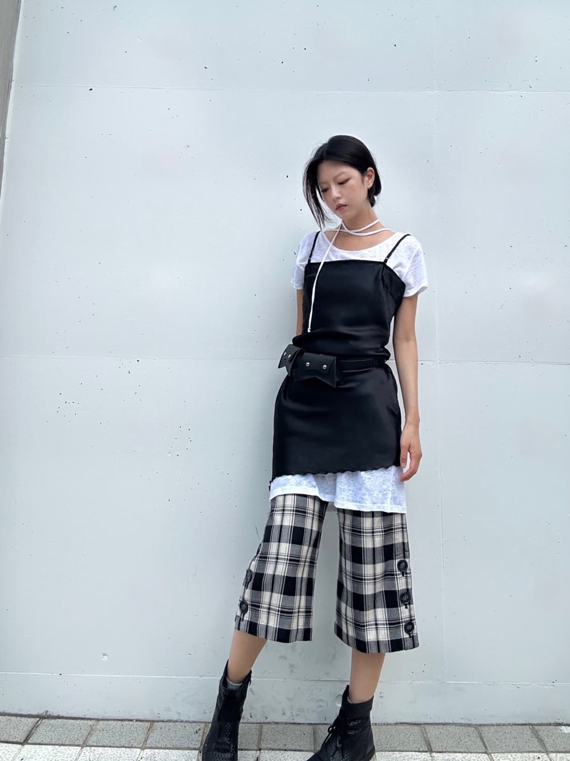 AS KNOW AS check button capri pants 상품이미지2