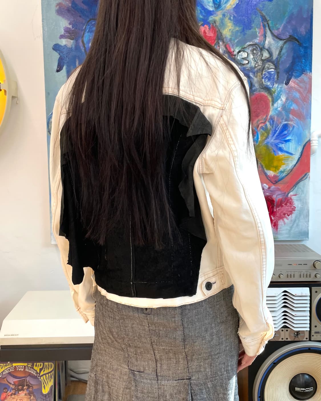 [S] 컬렉션프리베 데님 레더 자켓 상품이미지2