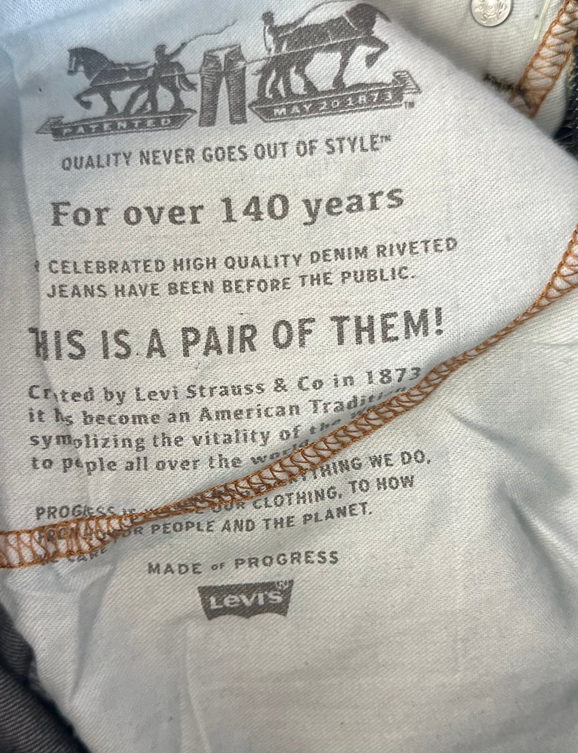 리바이스 505 새상품 상품이미지5