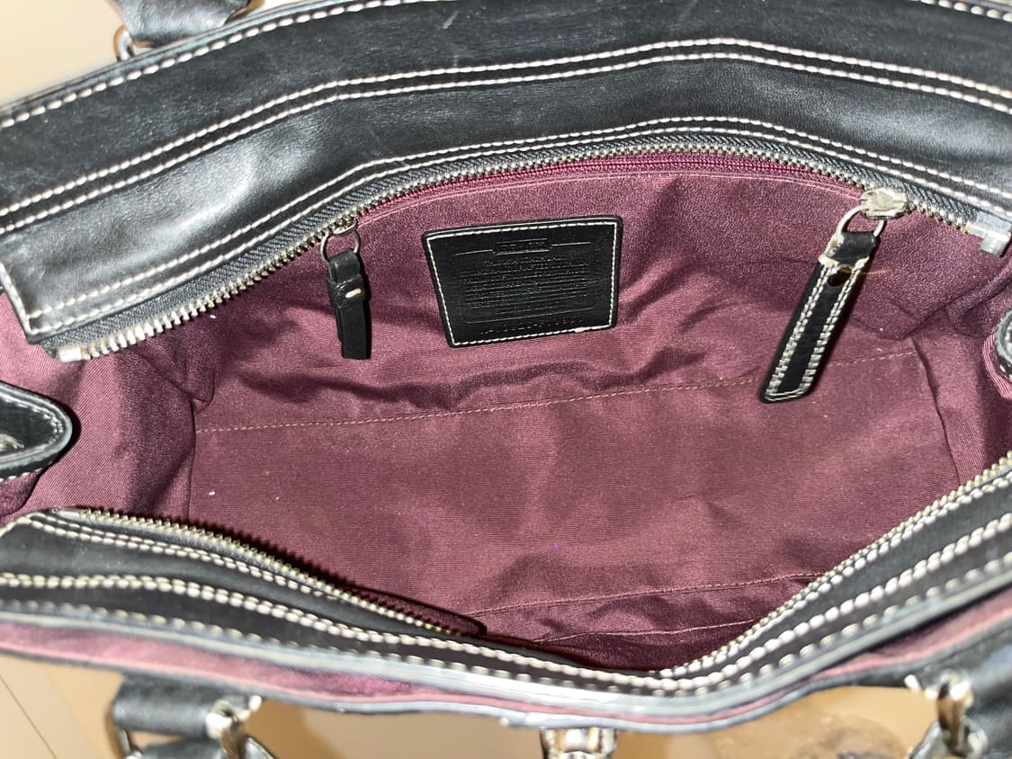  📦Coach Black leather shoulder bag 상품이미지8