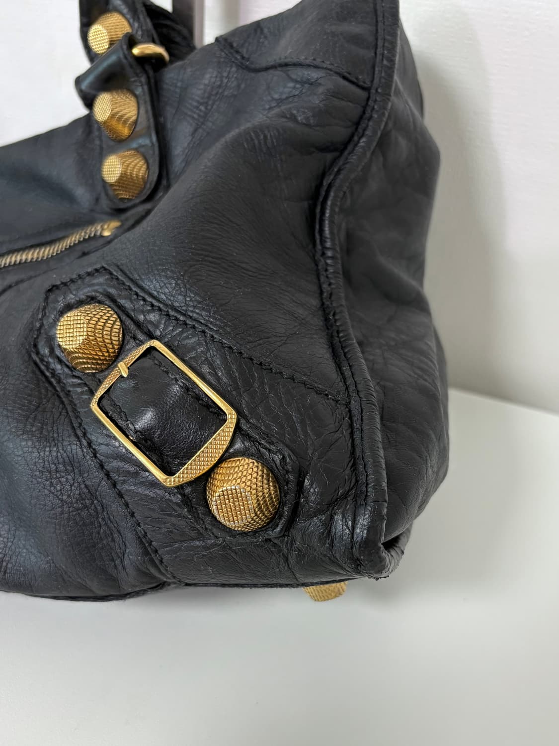 발렌시아가 자이언트 워크 모터백 금장 상품이미지8