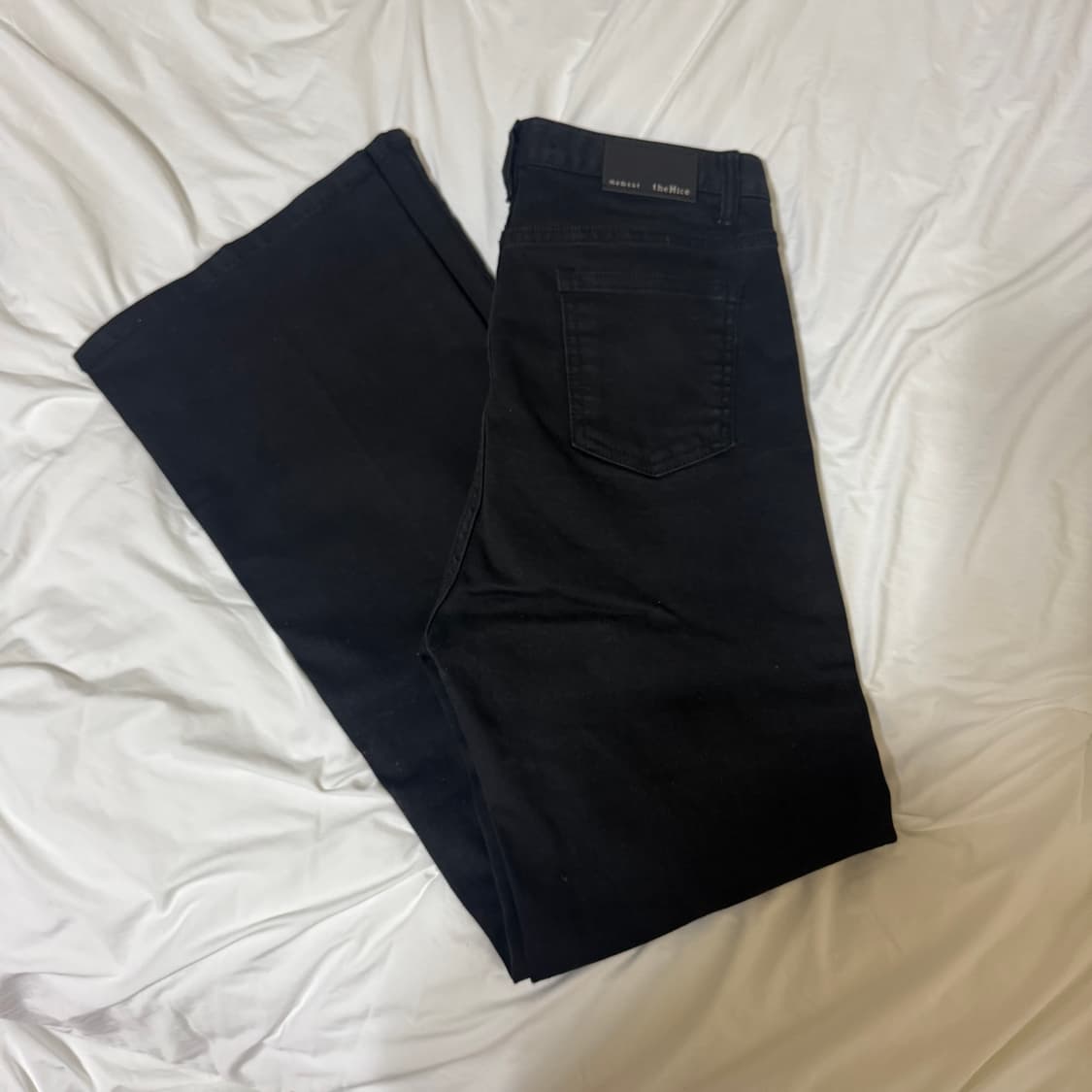 ➕NICE CLAUP 나이스클랍 블랙진/ 사방스판 상품이미지2