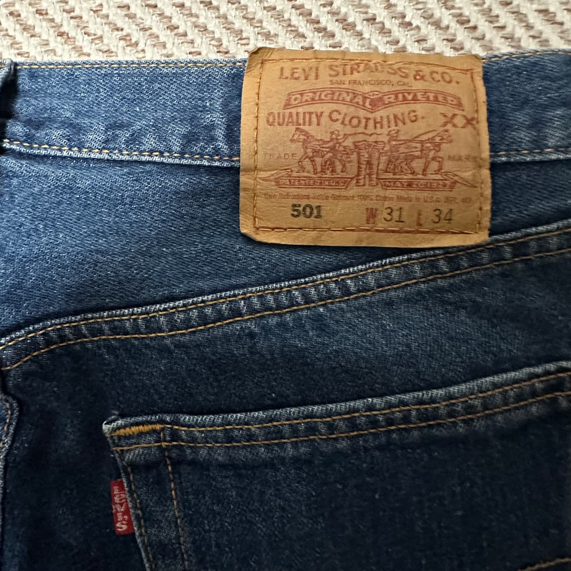 LEVI'S 501 90's usa made vintage jeans 상품이미지3