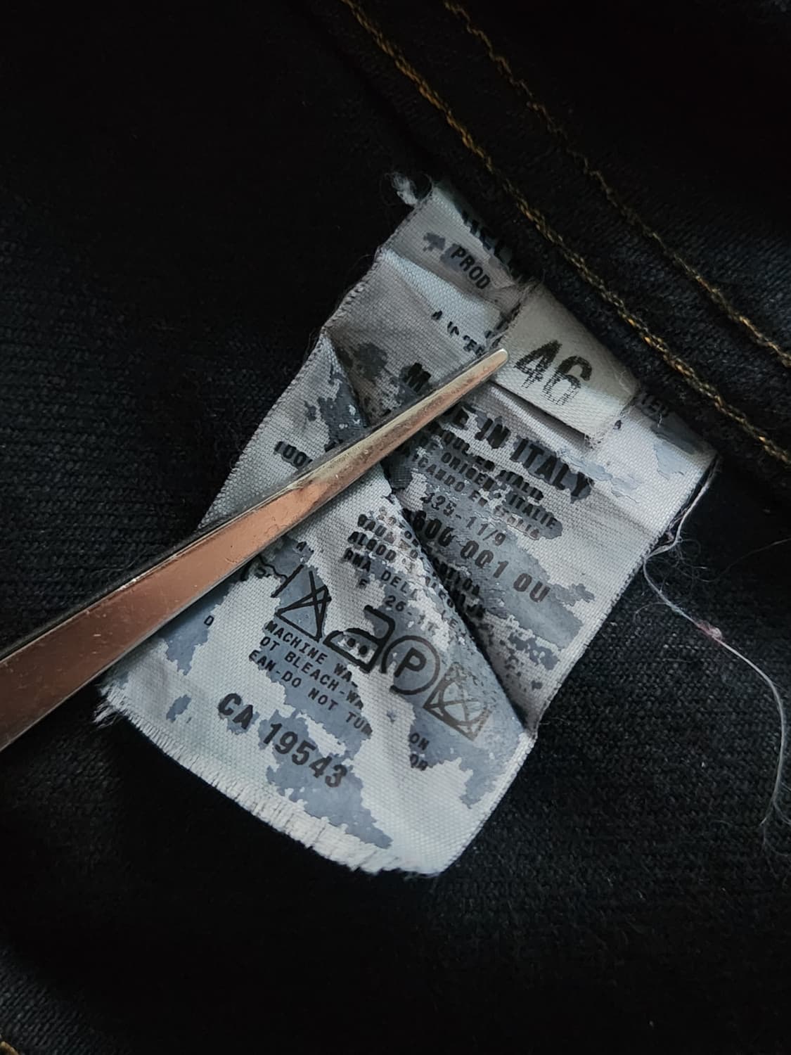 1998 Helmut Lang Waxed Classic Denim 상품이미지9