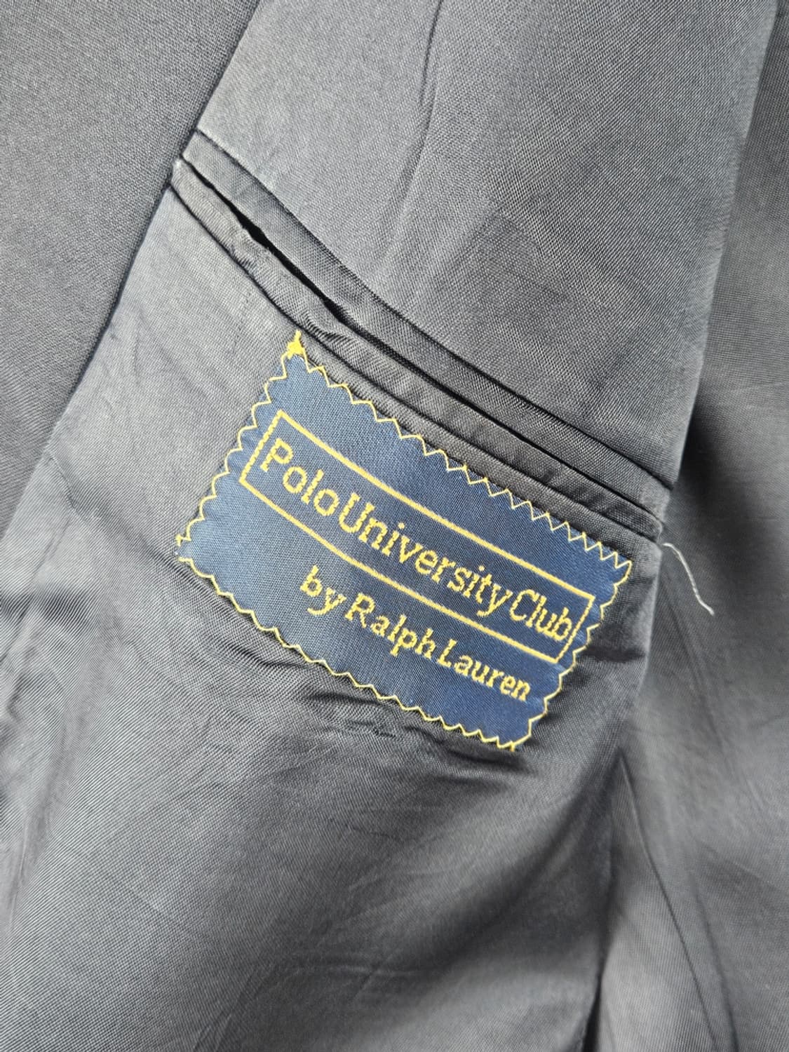 USA 폴로랄프로렌 더블 골드버튼 금장 블레이저 자켓(M추정)/11618 상품이미지8