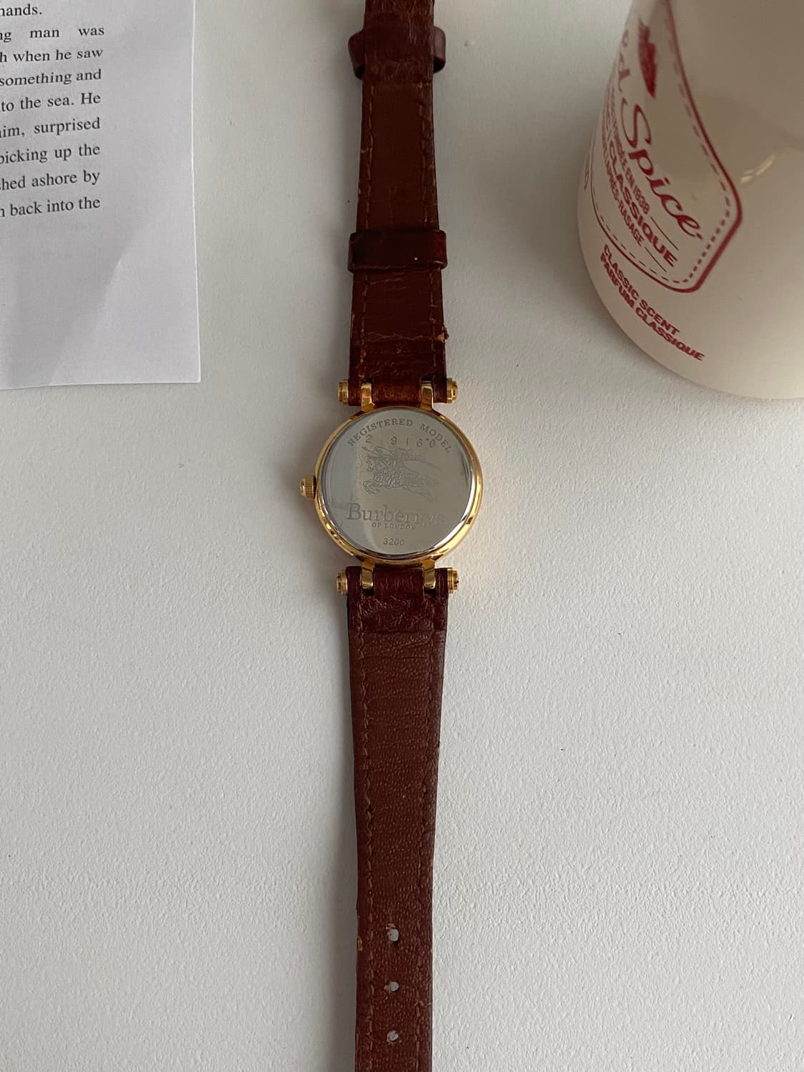 Burberrys 버버리 쿼츠 골드 브라운 레이디스 상품이미지4
