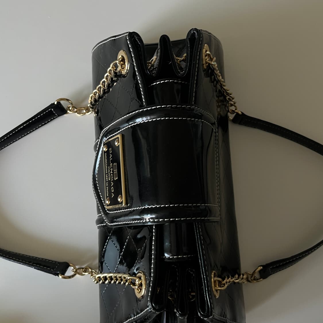 BALENCIAGA 00's Enamel Shoulder Bag (금강) 상품이미지6