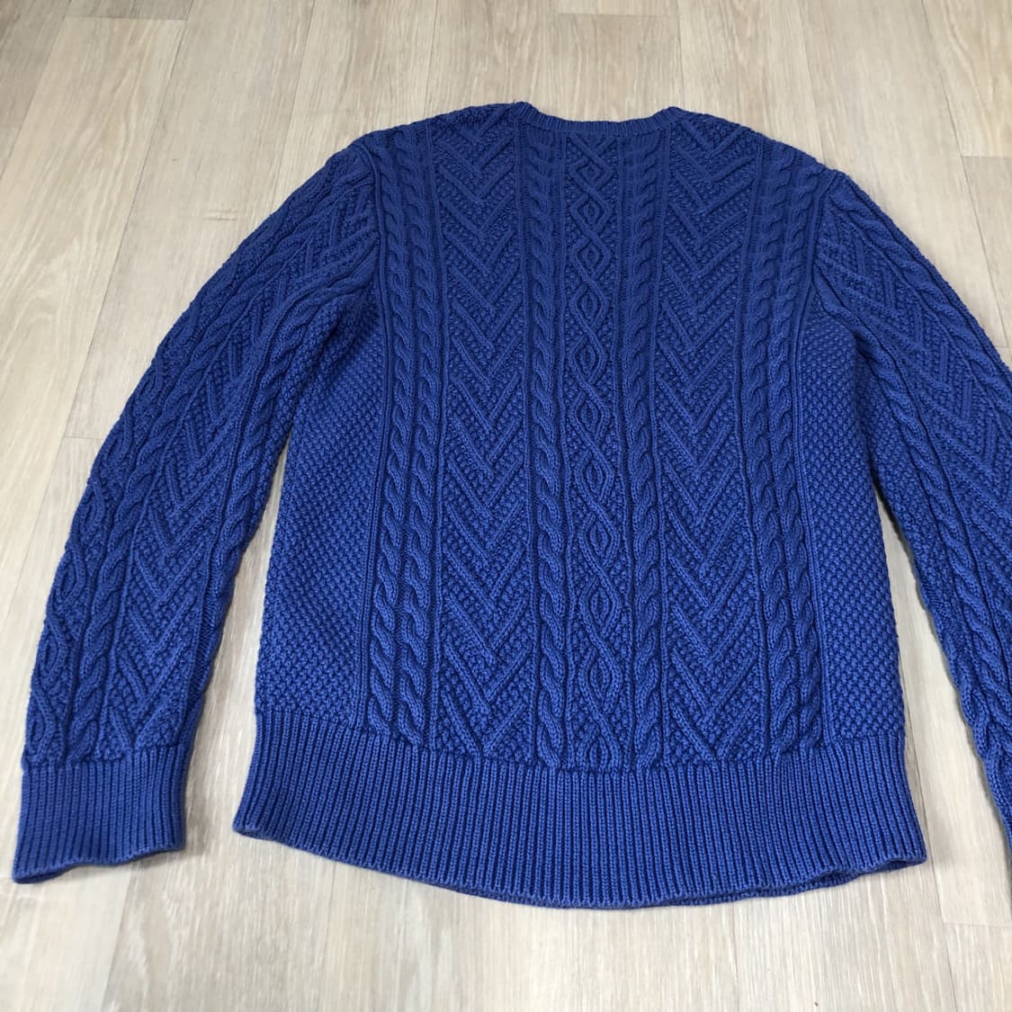 (우먼스 XS-S) 폴로 랄프로렌 POLO 아란 코튼 라운드 스웨터 니트 상품이미지7