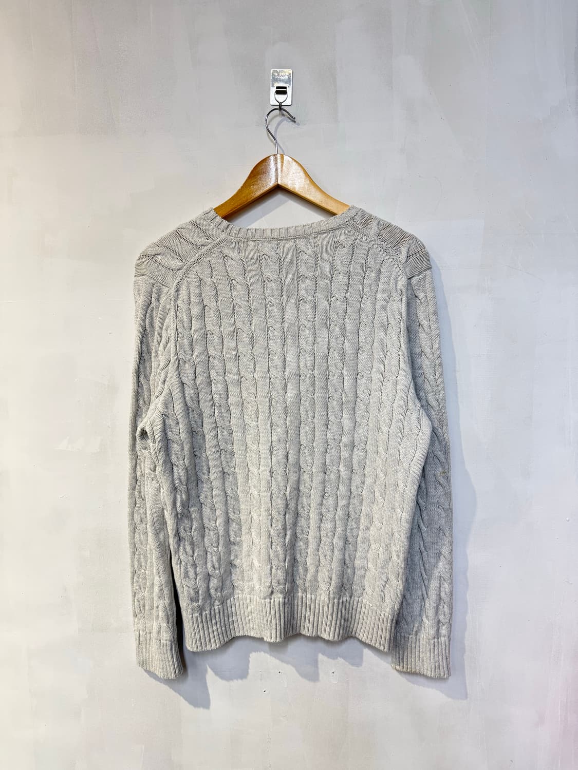 폴로 멜란지그레이 니트 상품이미지4