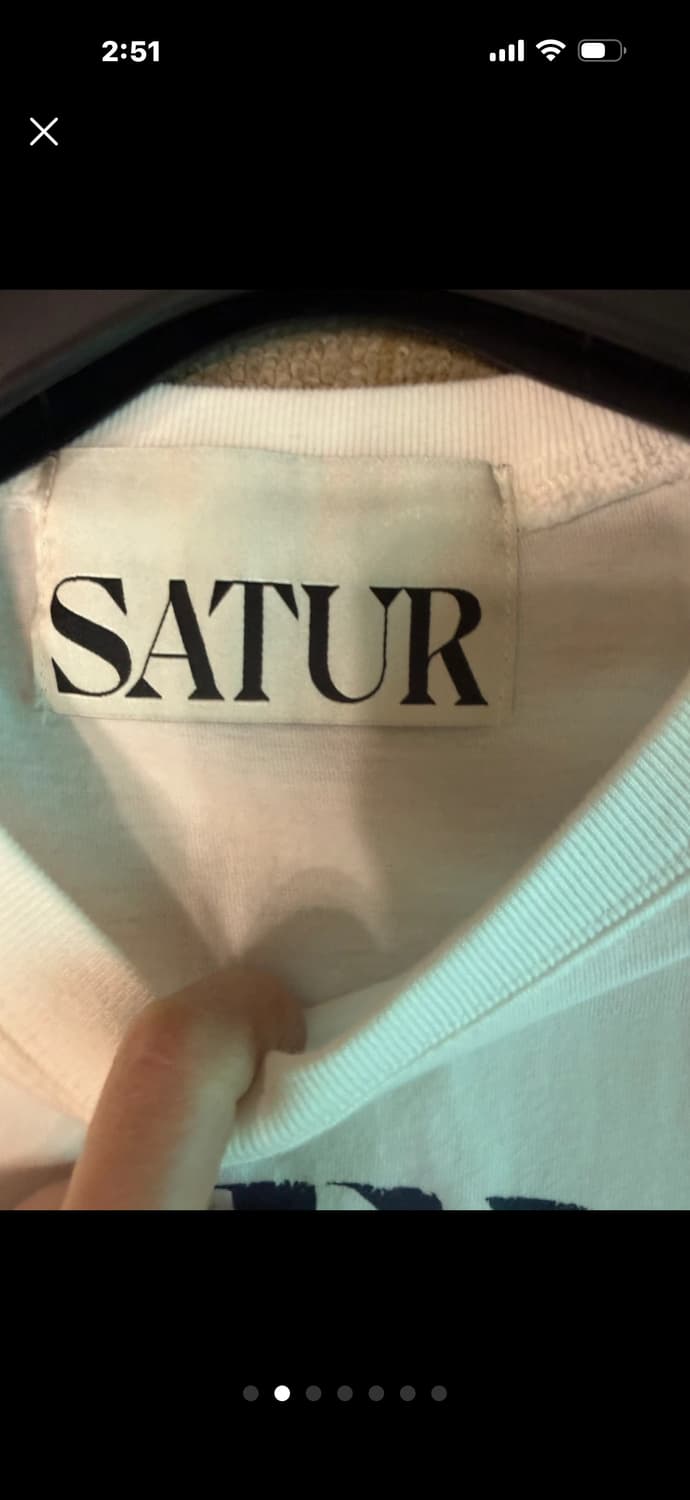Satur  앤들리스 새터데이  레몬 그래픽 반팔티   24년도  신상  상품이미지2