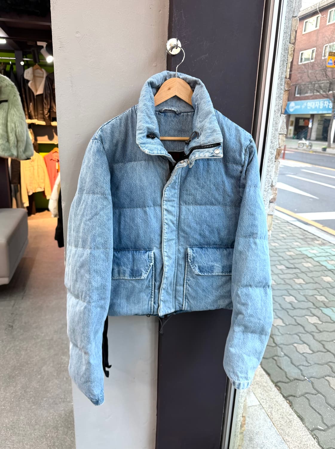 XS/ 언래블 프로젝트 다운 데님 패딩점퍼 상품이미지2