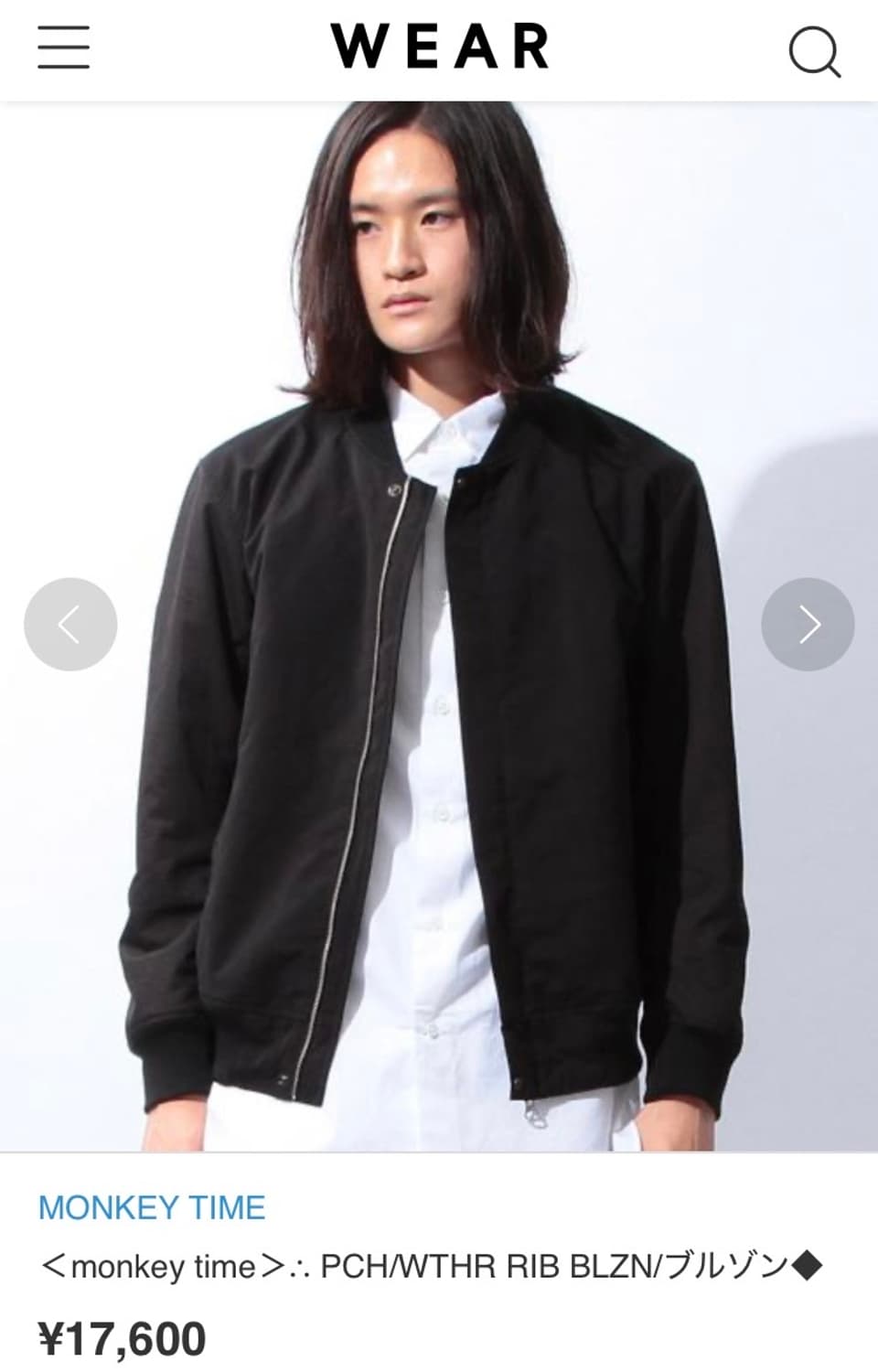 PCH/WTHR RIB BLZN - BLACK 상품이미지1