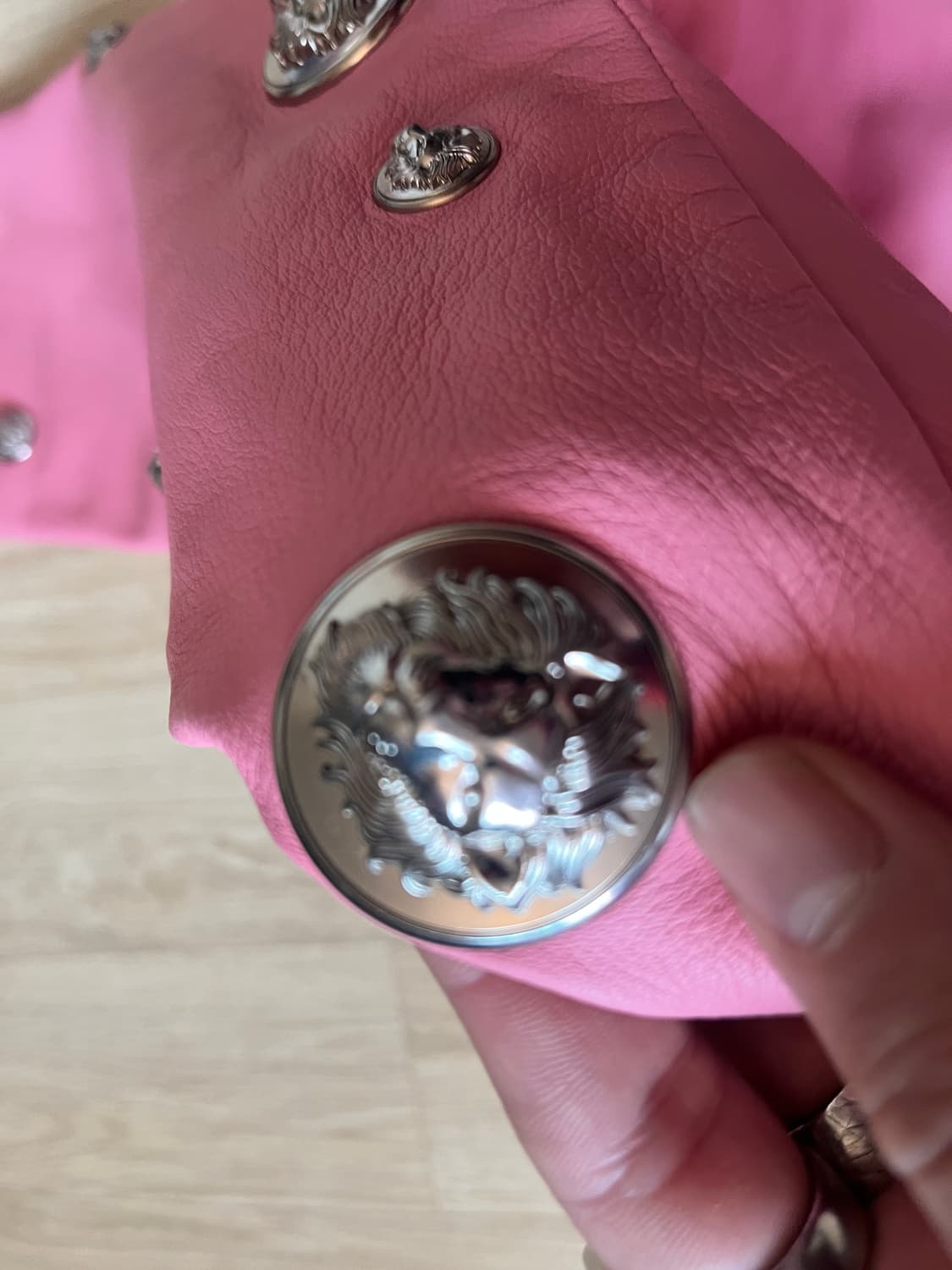 베르사체 가죽 봄버자켓(38) 상품이미지4