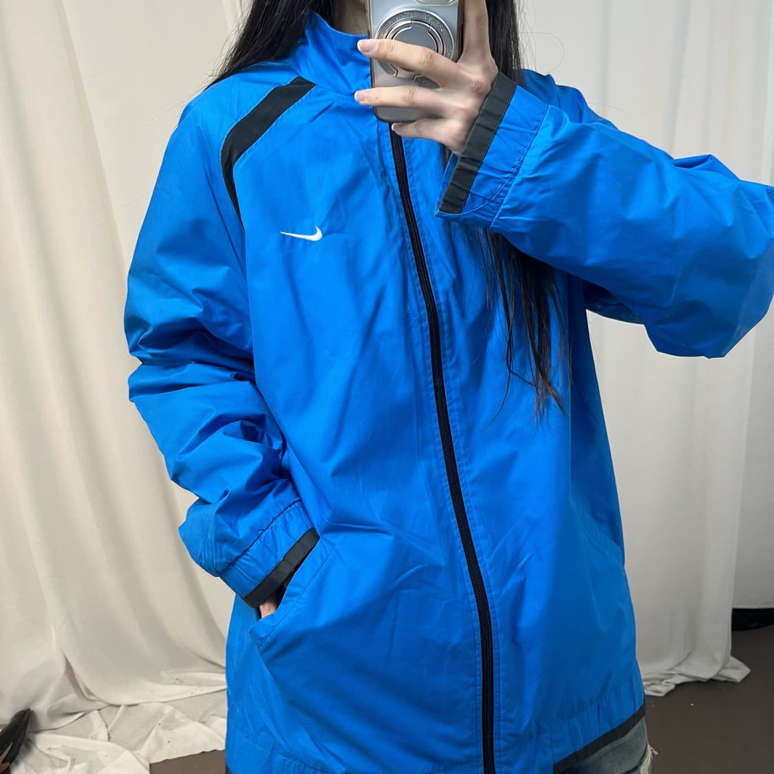 Nike blue windbreaker 상품이미지3