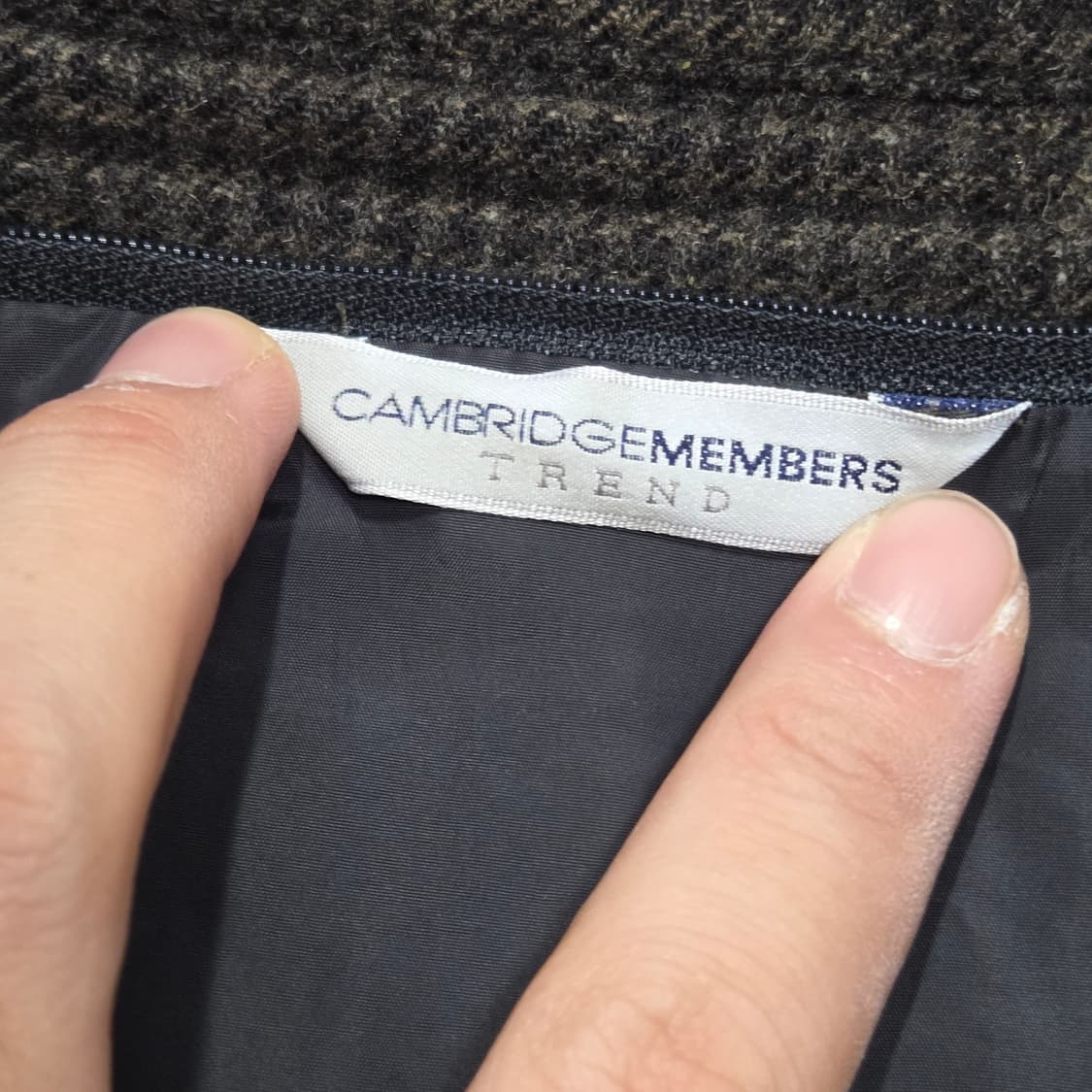 캠브리지멤버스 브라운 체크 모 블레이저 자켓 상품이미지7