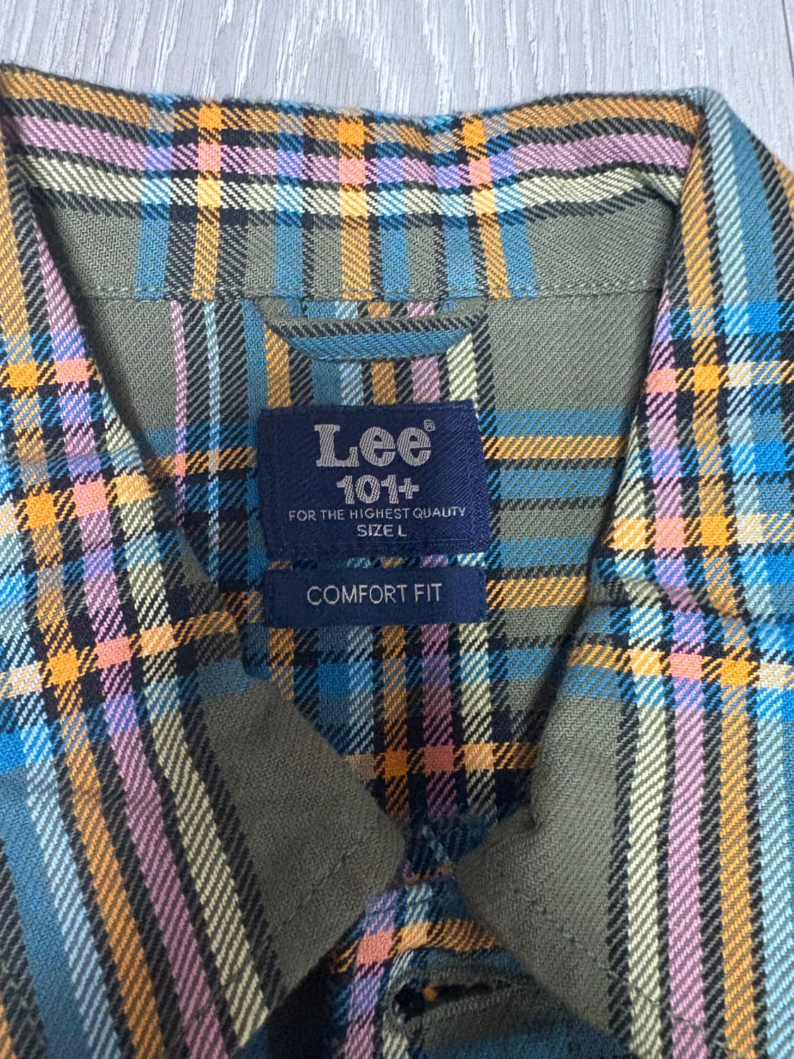 리 헤비코튼 로데오 체크 셔츠 자켓 상품이미지2