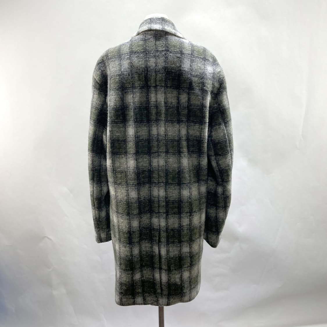 자라 여성 체크 울 코트 55-66  상품이미지3