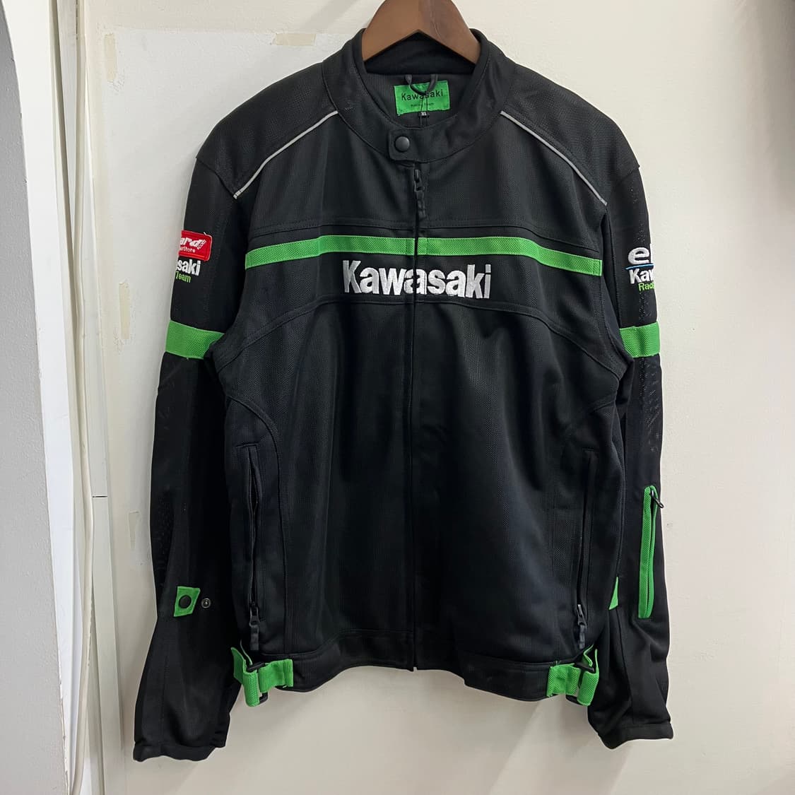 N135 가와사키 레이싱 바이커 자켓 상품이미지1