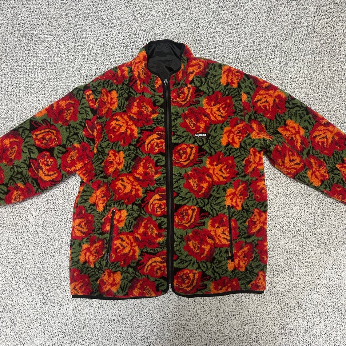 Supreme Rose sherpa Reversible Jacket XL 상품이미지2