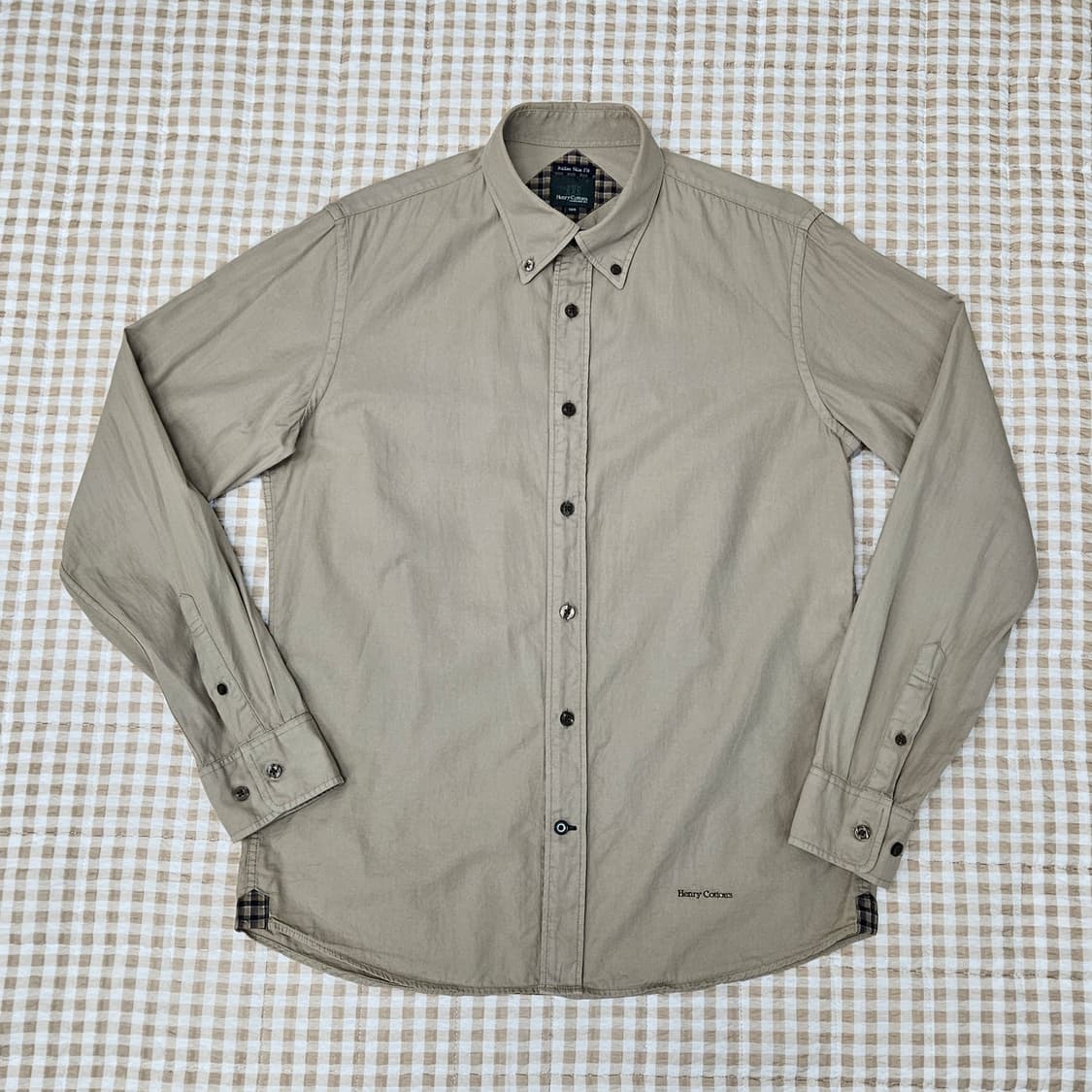 헨리코튼 긴소매 셔츠 남자100 상품이미지1