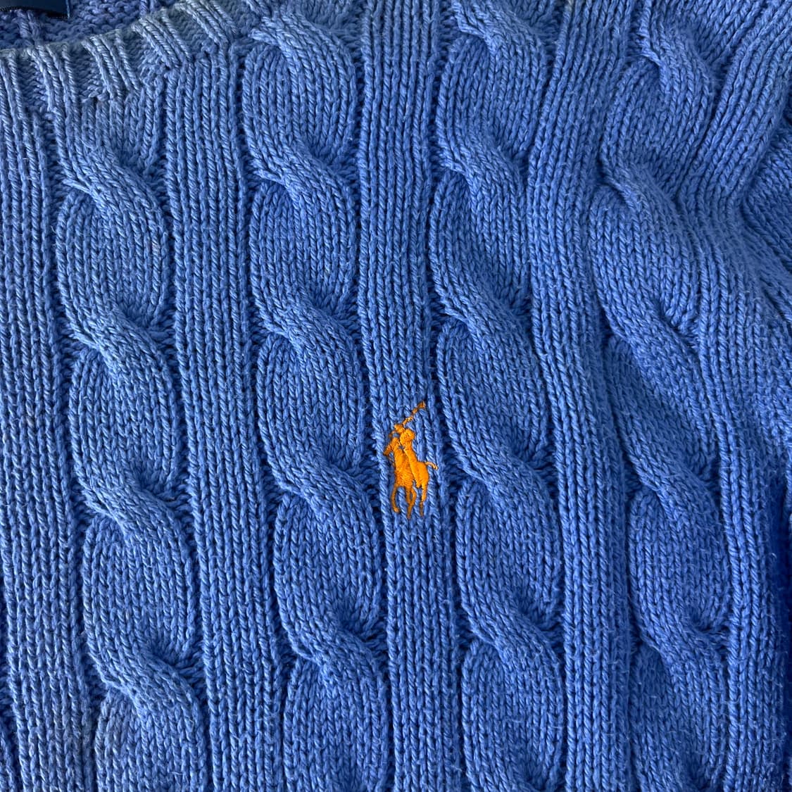 100 폴로랄프로렌 피마코튼 꽈배기 니트 상품이미지3
