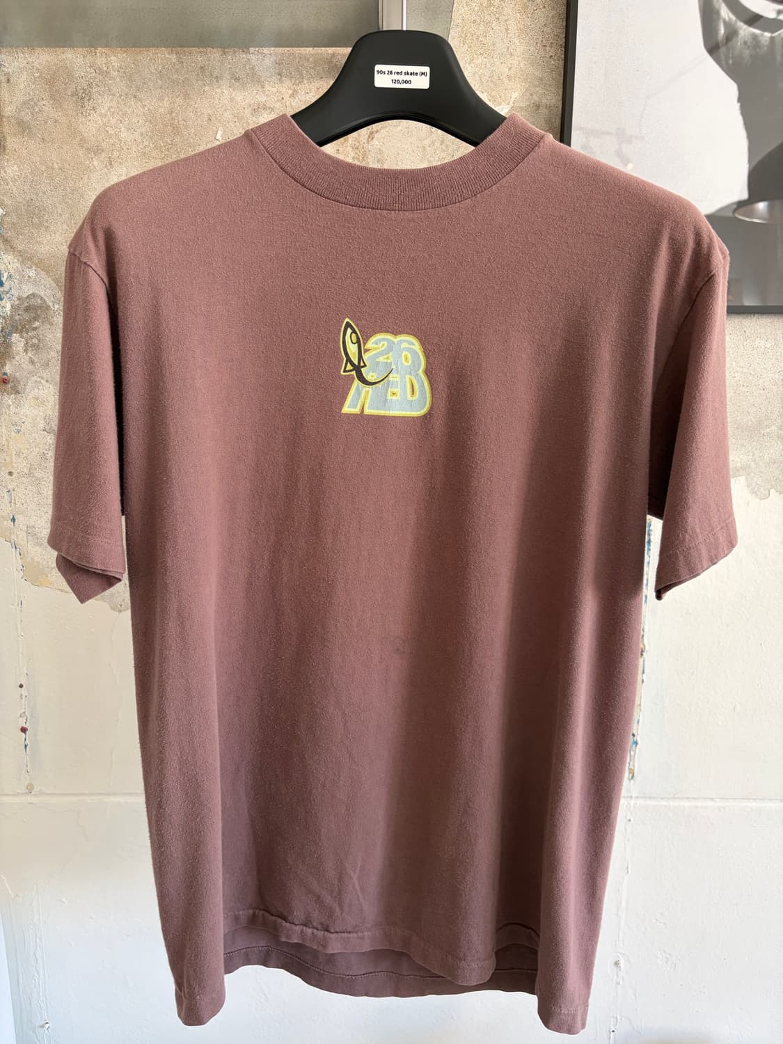 90s 26 red 스케이트 티셔츠 상품이미지1