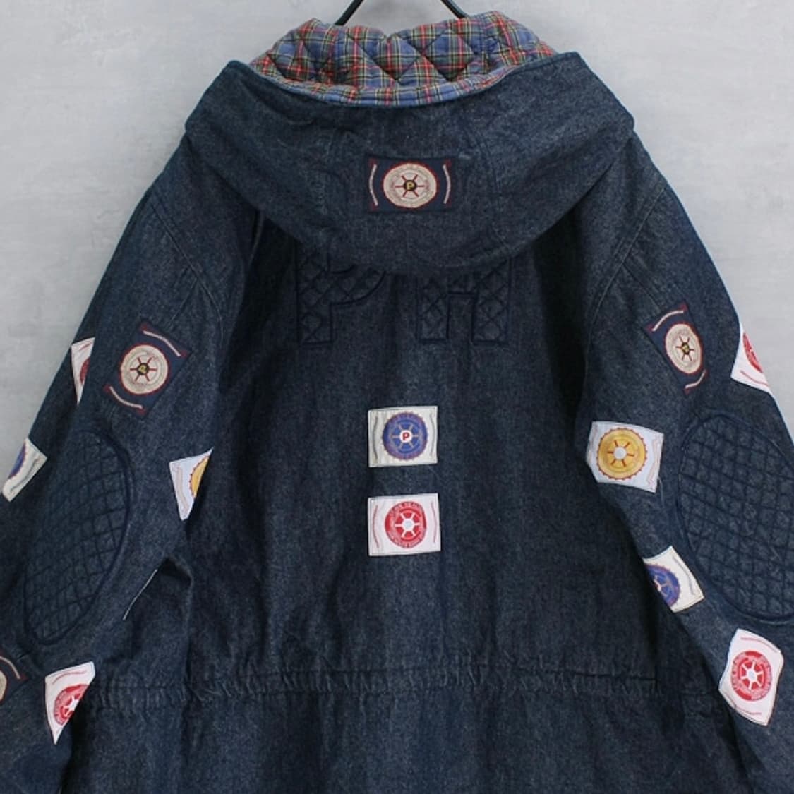 핑크하우스 패치 모리걸 하구미 패디드 퀄팅 자켓 상품이미지4