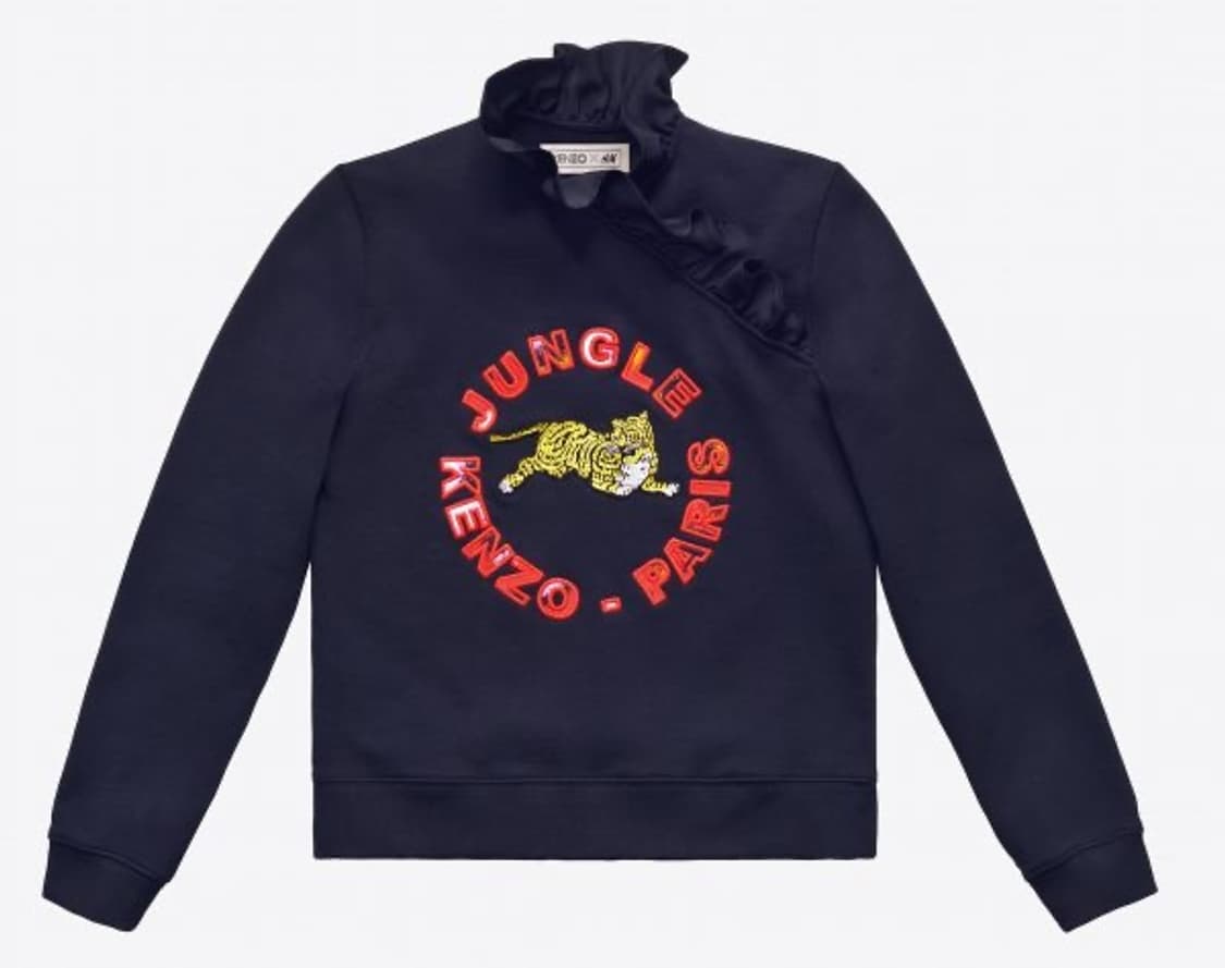 겐조 에이치엔엠 KENZO X H&M 2018 스웻셔츠 상품이미지1