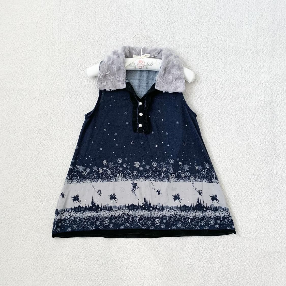 엑시즈팜 네이비 페어리 큐빅 슬리브리스 상품이미지1