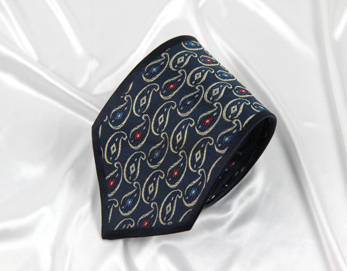 밀라숀 9.2cm A+등급 페이즐리 이태리 남자 명품 넥타이 상품이미지1