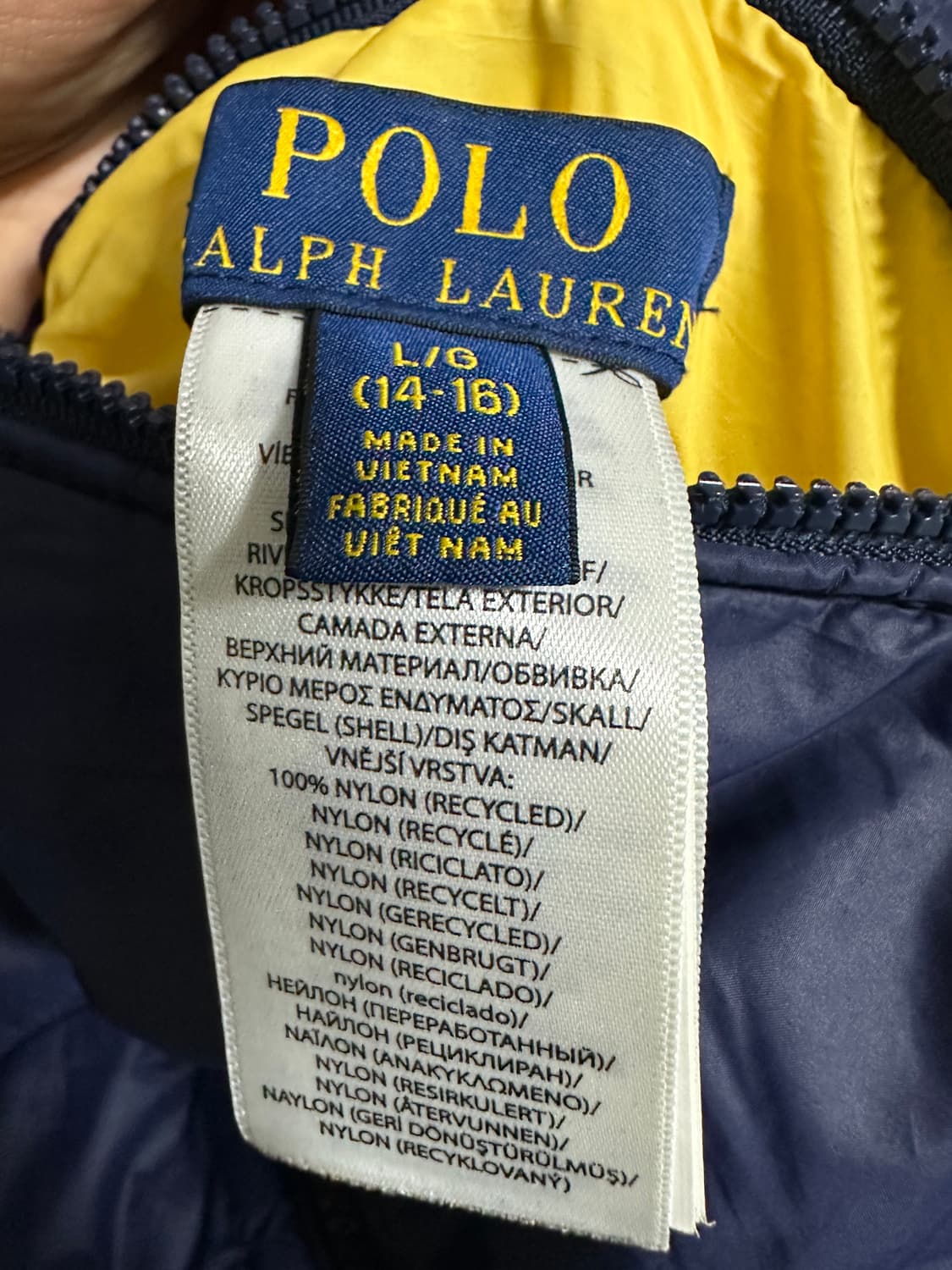 폴로 나일론 패딩 상품이미지4