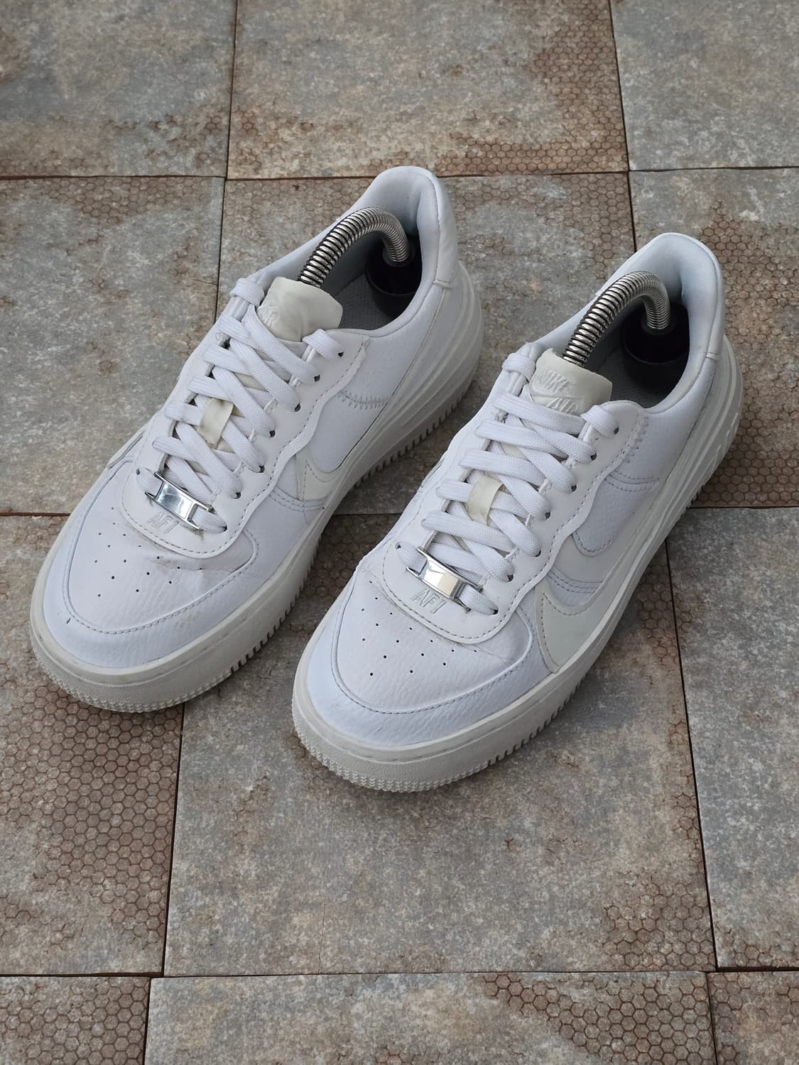 (225)나이키 에어포스 1 플랫폼 화이트 상품이미지1