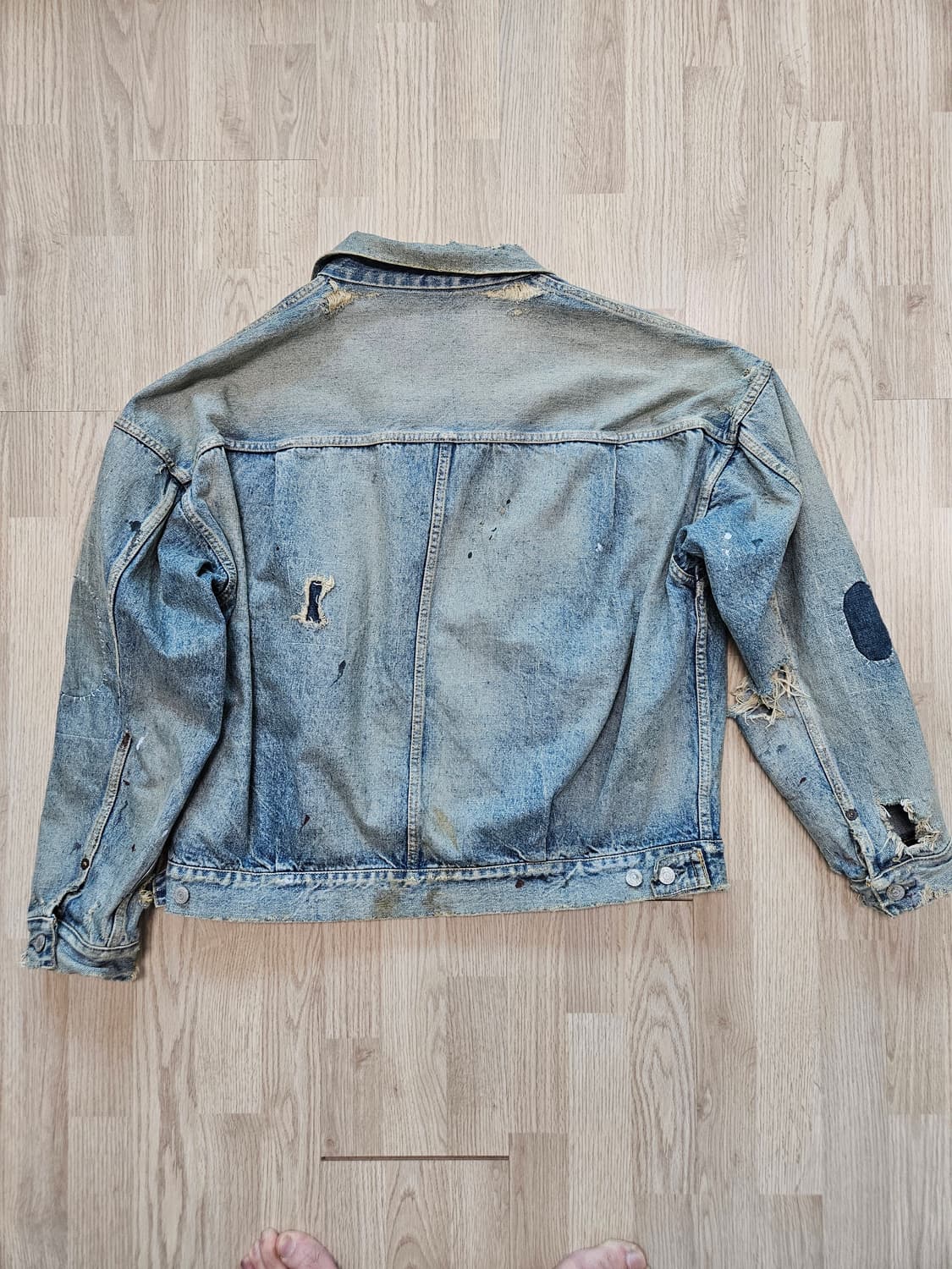 세인트미카엘 x 베르베르진 데님자켓 42 상품이미지4