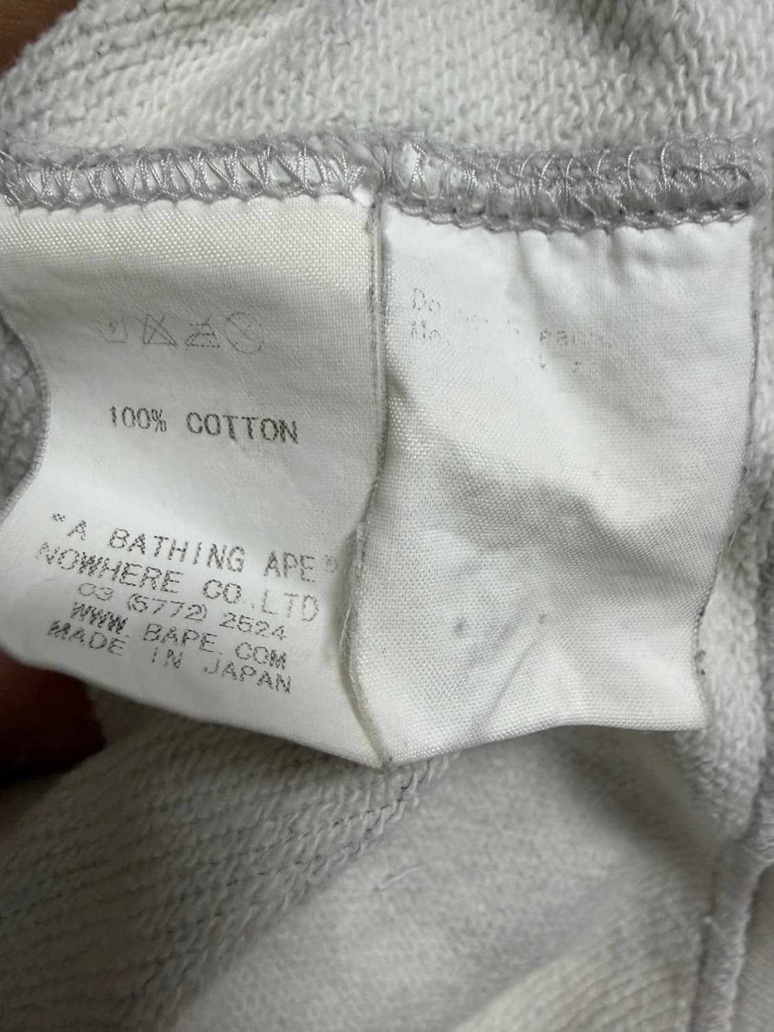 베이프 그레이 샤크 후드 집업 상품이미지6