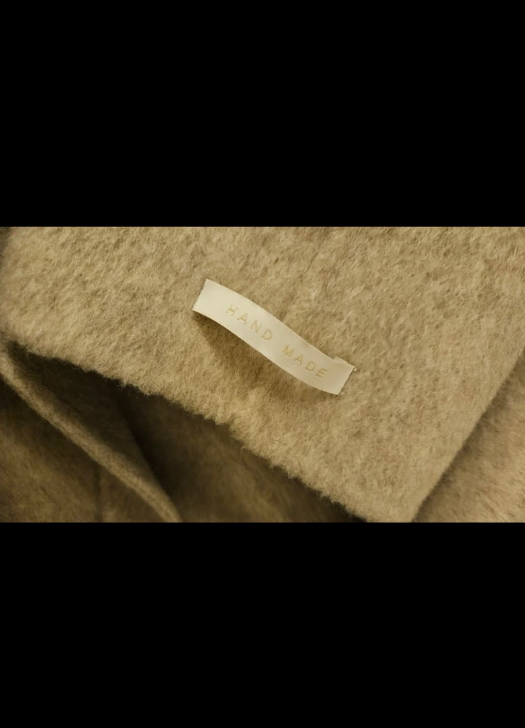 MOMBBEE 후드 핸드메이드 롱 코트 상품이미지4