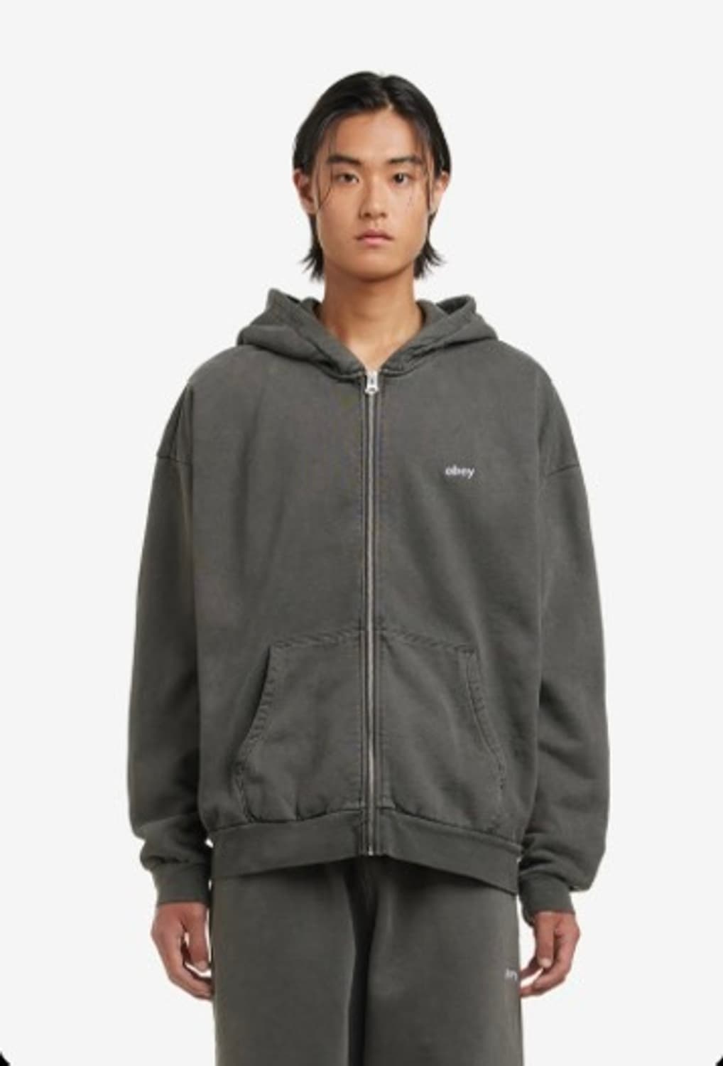 오베이 피그먼트 후드집업 xxl 상품이미지1