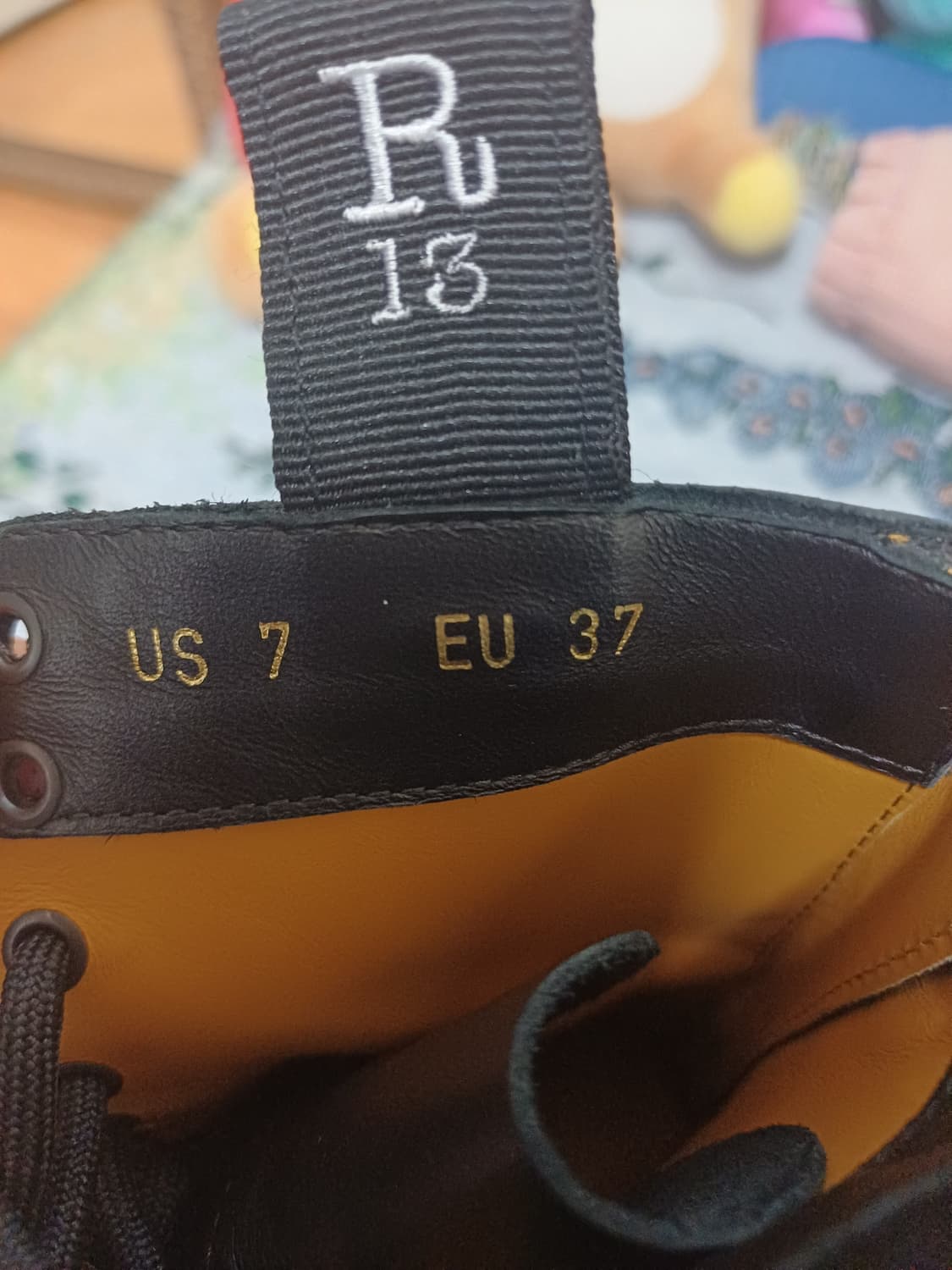 R13 알써틴 블랙스트랩 더블스택부츠 상품이미지9