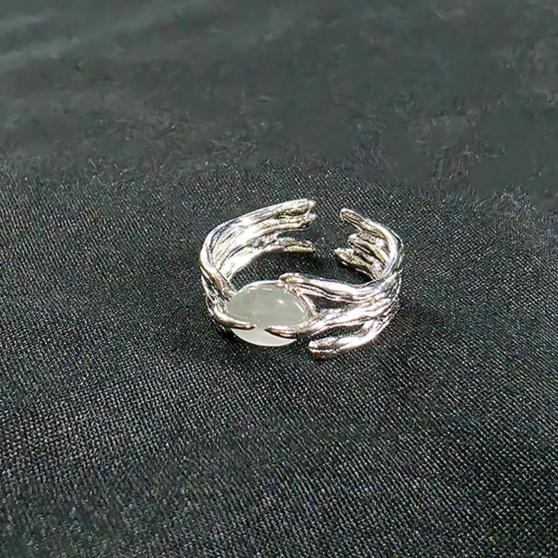 ☾ 𝓜𝓸𝓸𝓷𝓼𝓽𝓸𝓷𝓮 ☽ 반지 상품이미지1