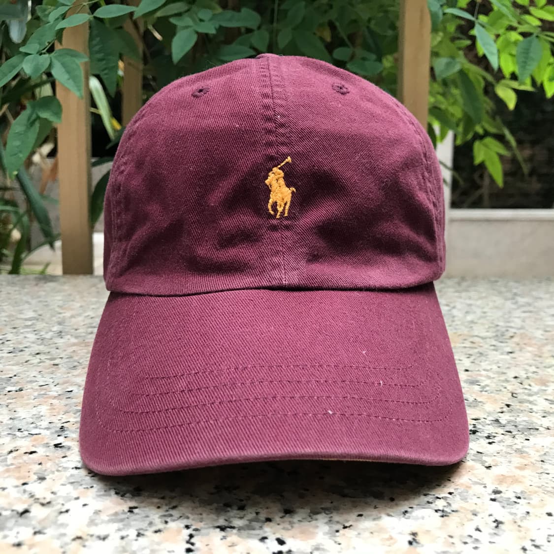 폴로 랄프로렌 볼캡 버건디 상품이미지2