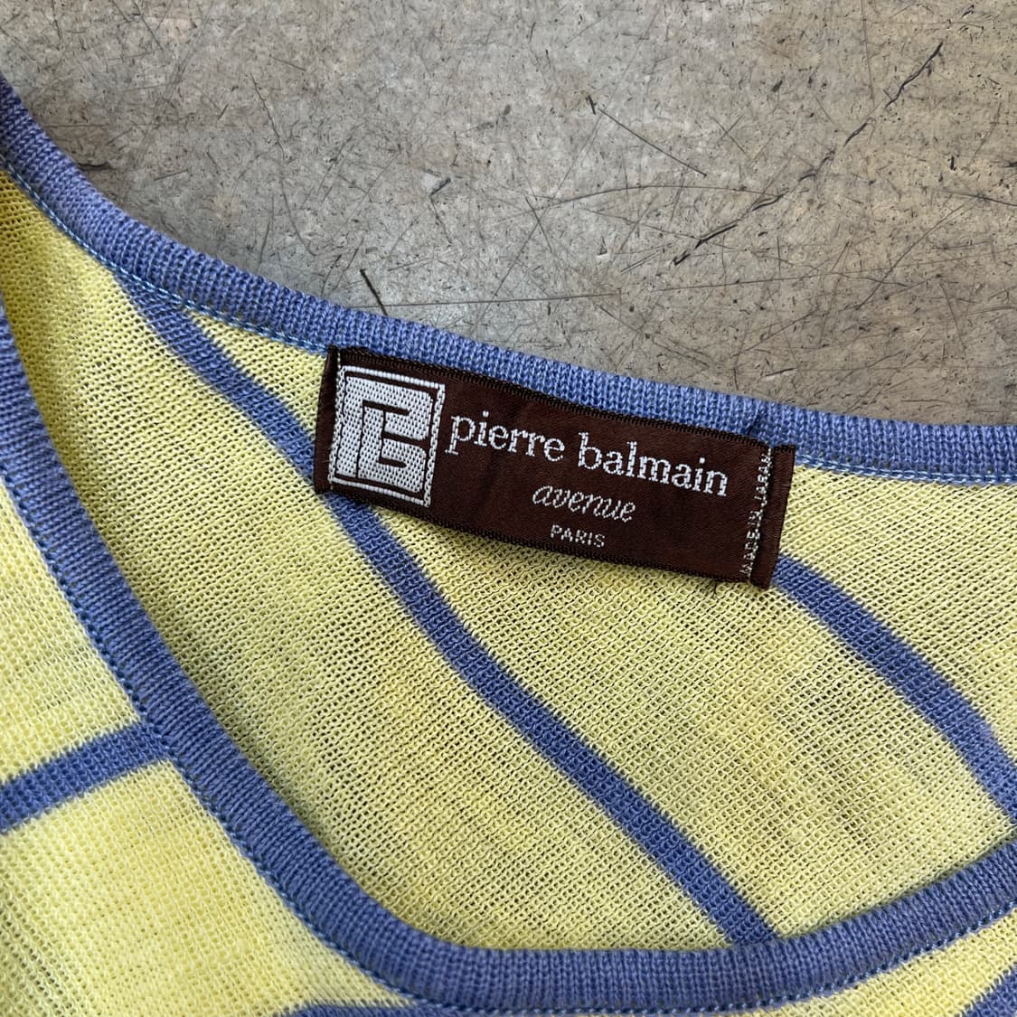 vintage Pierre balmain 린넨 니트 상품이미지7