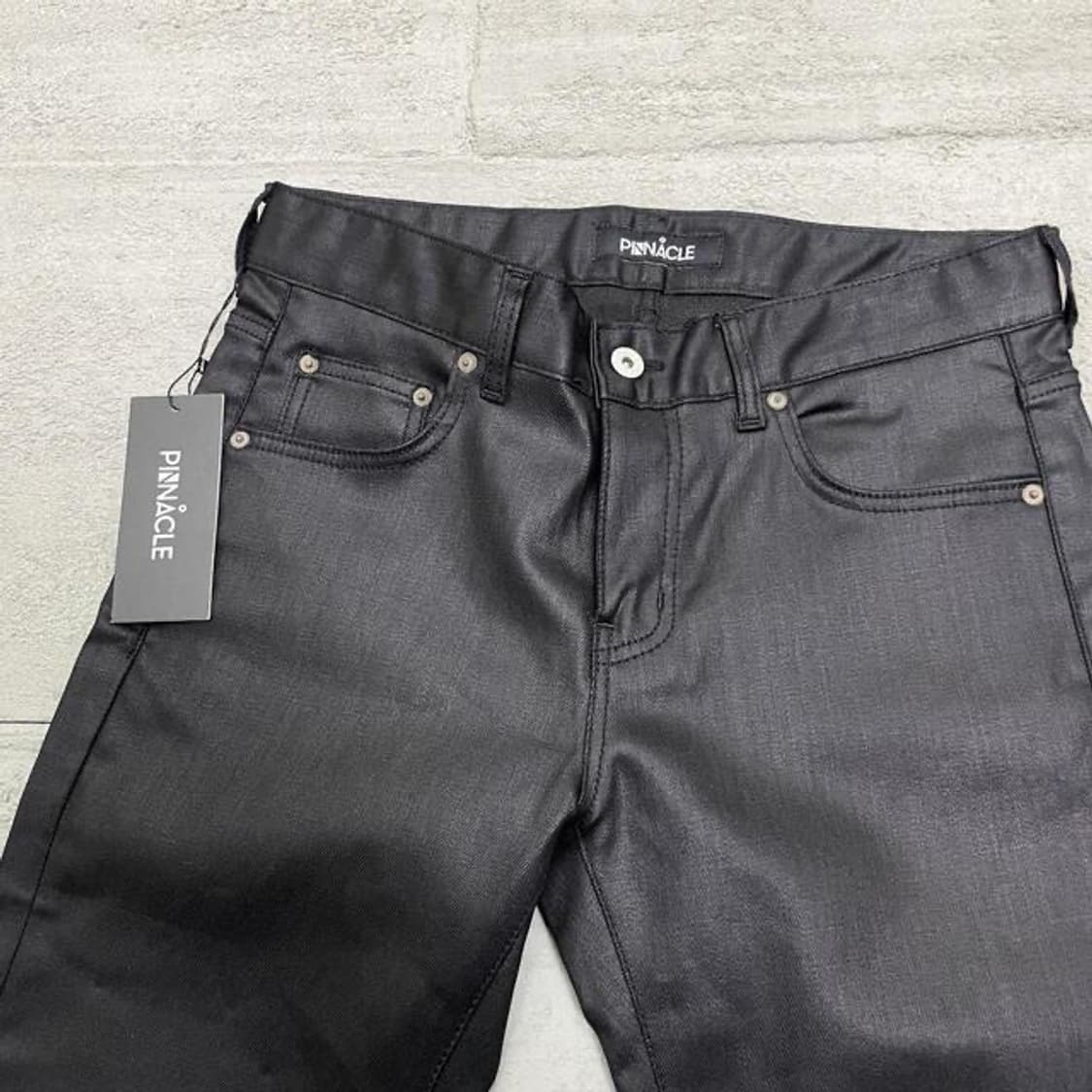 피나클 지퍼 디테일 블랙 광택진 (31)   상품이미지3