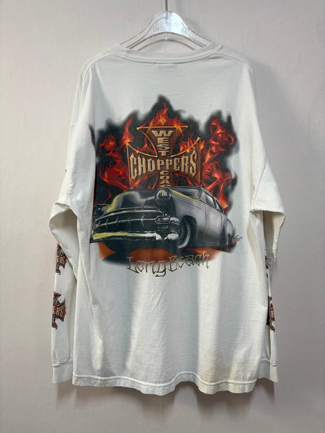 [XL] 90‘s West Coast Choppers 플레임 롱슬리브 상품이미지2