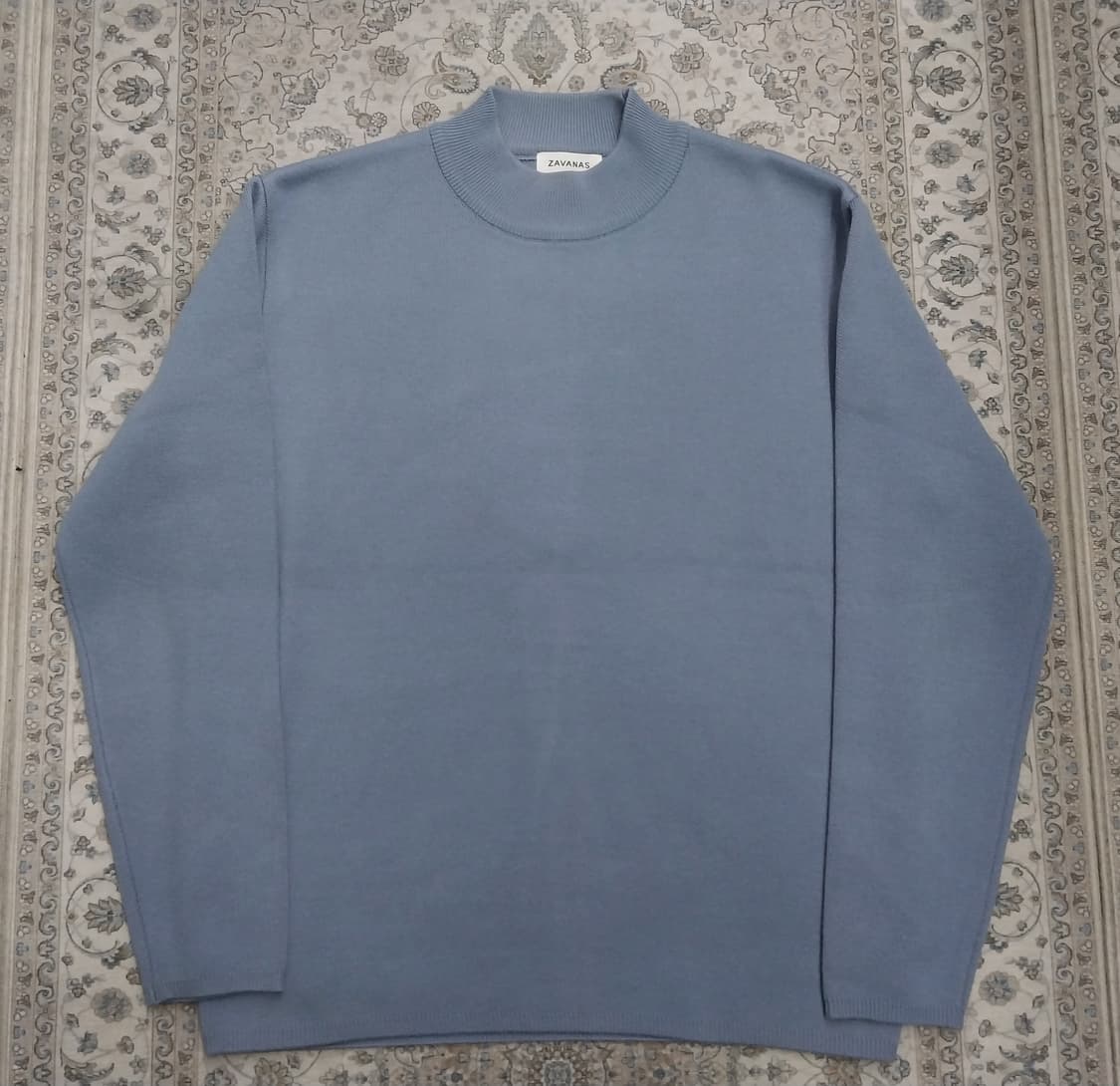 ZAVANAS 모크넵 니트 소라 M 상품이미지1