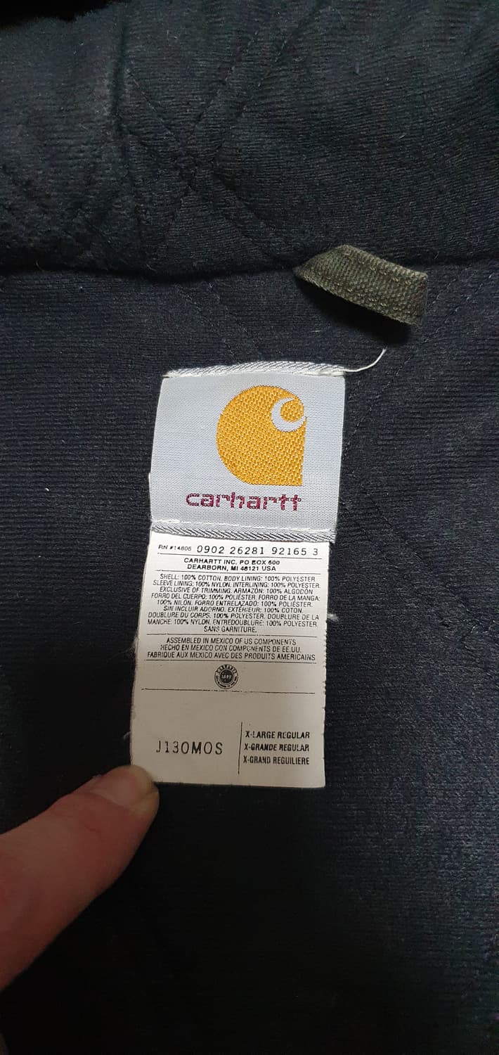 [XL]칼하트 j130 MOS 샌드스톤 액티브 자켓 상품이미지6