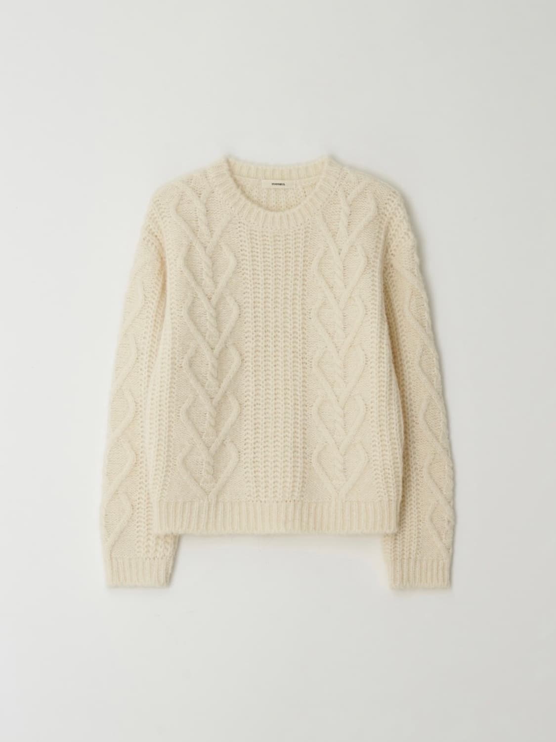 윤슬샵 yoonseul 크림 니트 스웨터 easygoing sweater 상품이미지1