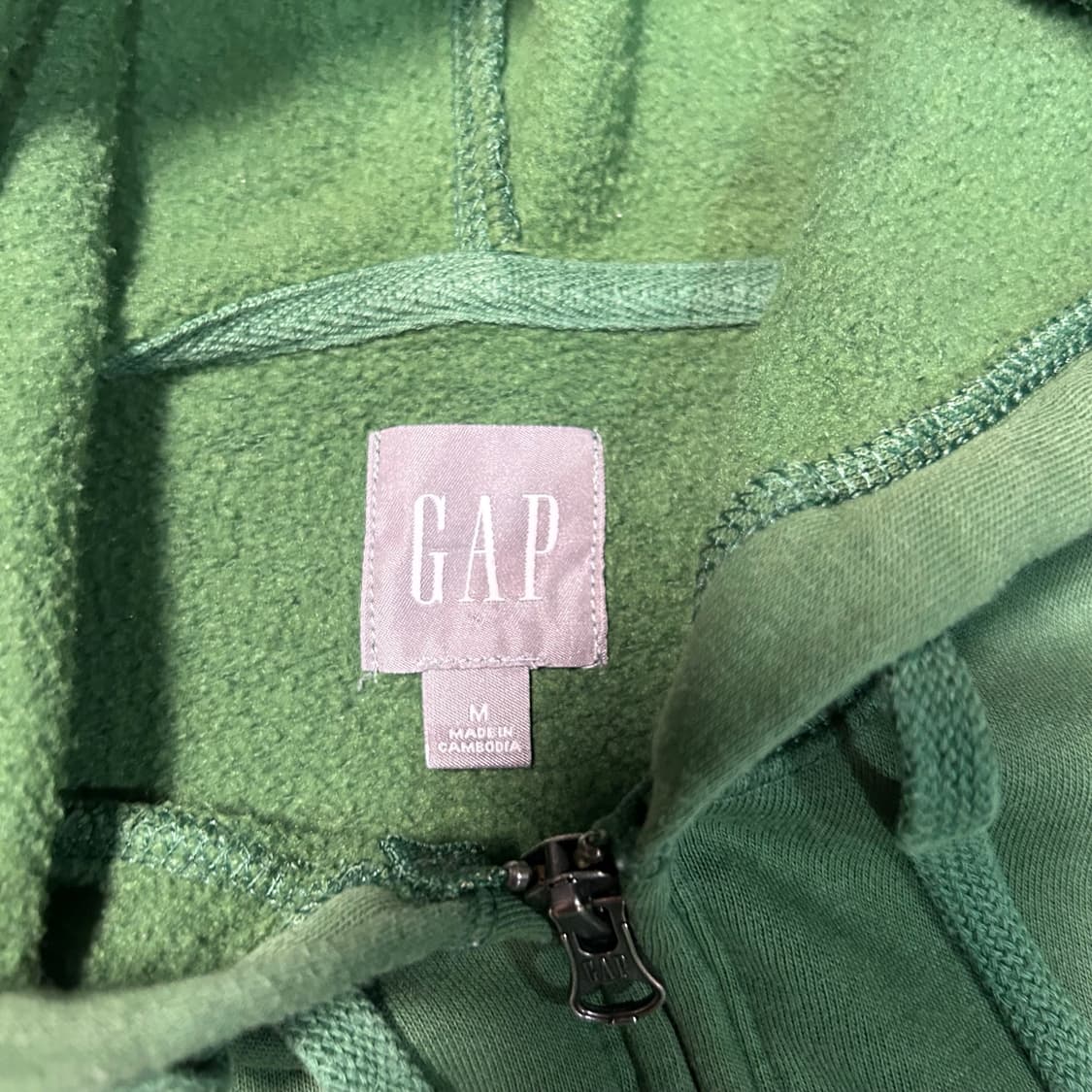 [L] GAP 갭 아치로고 그린 후드집업 상품이미지8