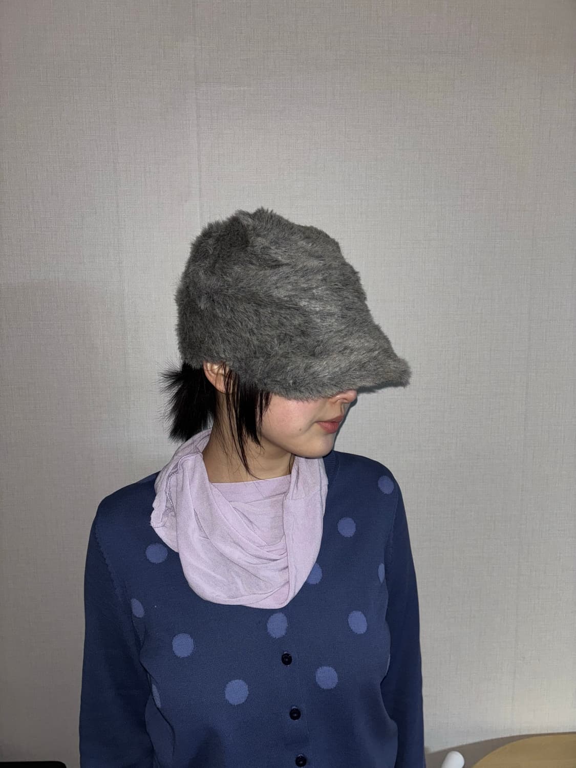 Ca4la wire fur cap 상품이미지2