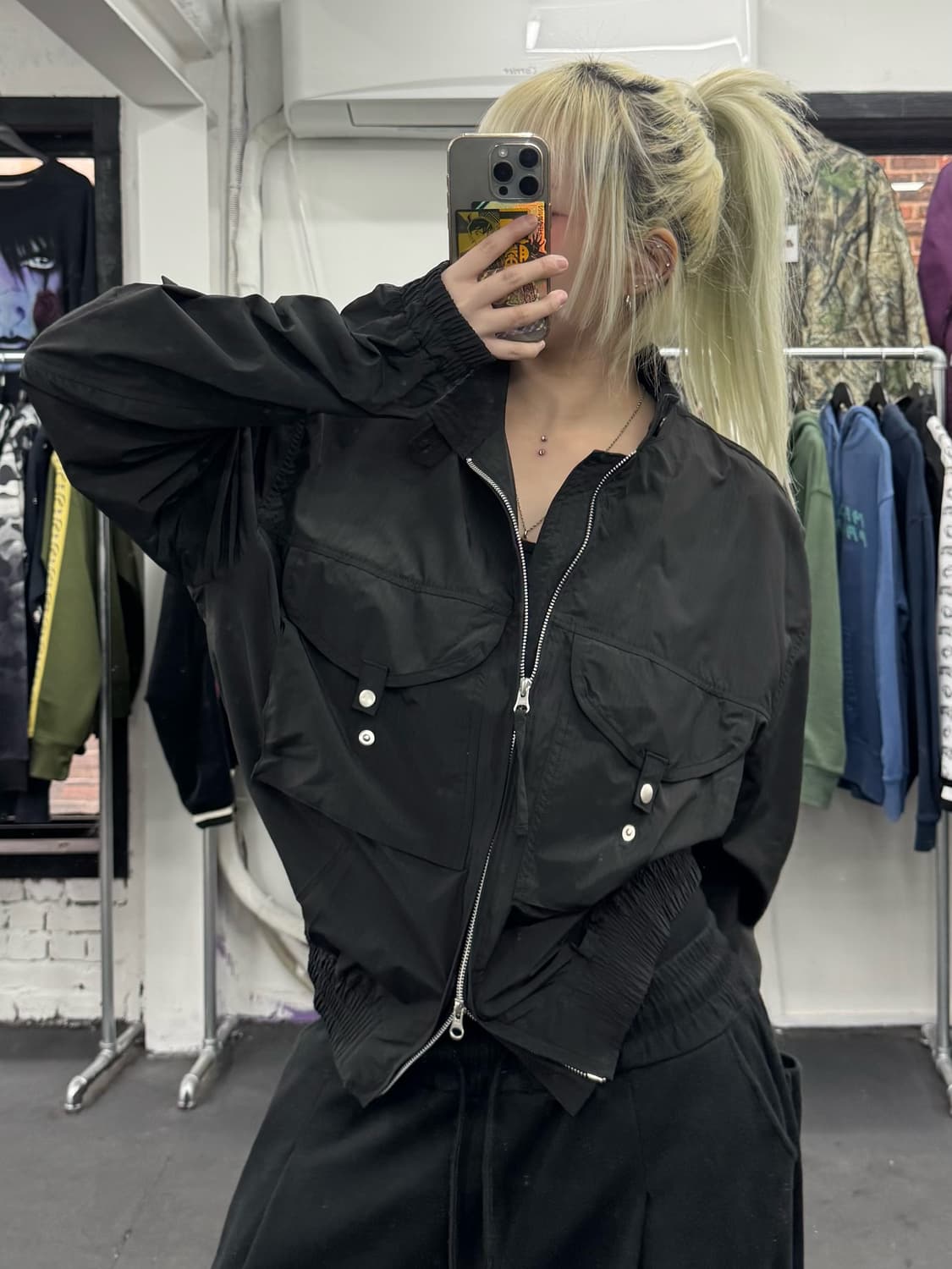 VTG 투웨이 나일론 바람막이 상품이미지1