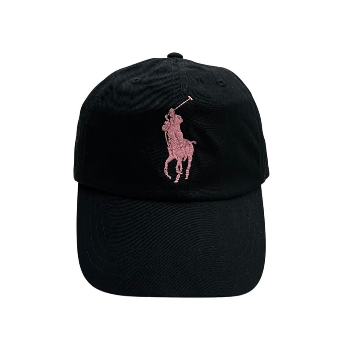 폴로 랄프로렌 딸기우유맛 미들포니 블랙 볼캡 ( 새상품 ) 상품이미지5