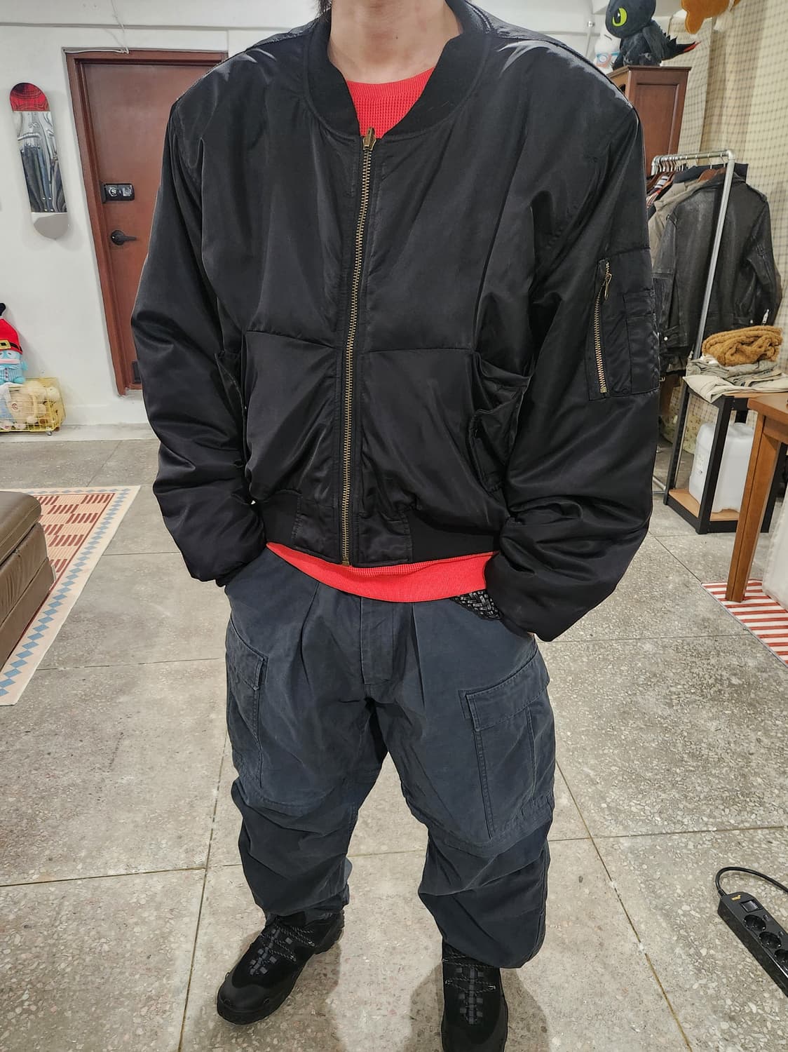 뉴치프시크 디피 ARMY MA-1 봄버 (os) 상품이미지4